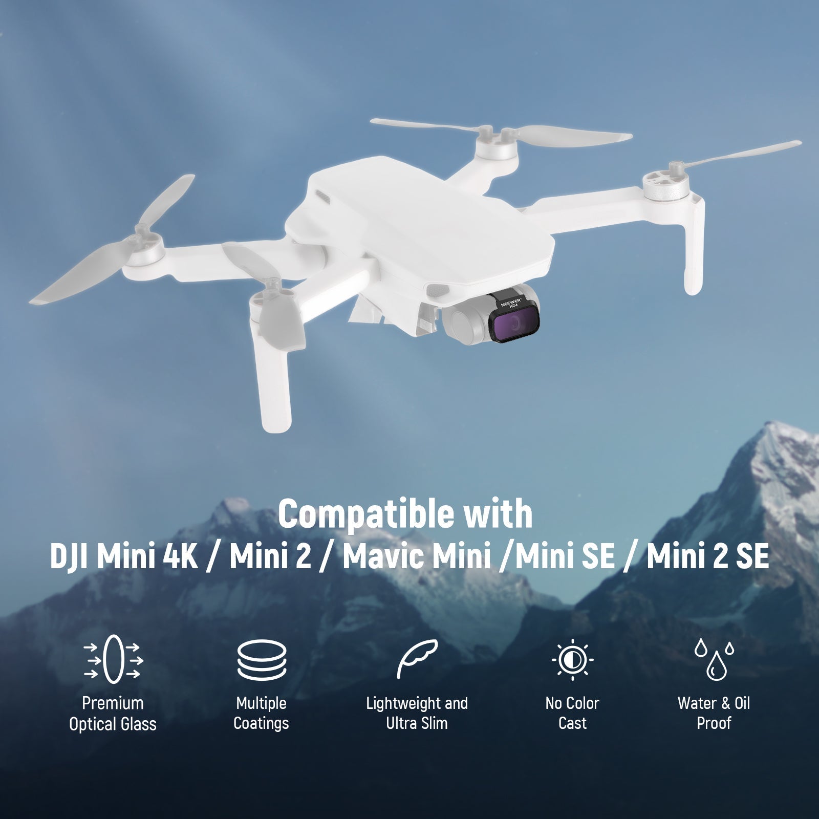 NEEWER Filters Set For DJI Mini 4K/2/Mavic/SE/2 SE