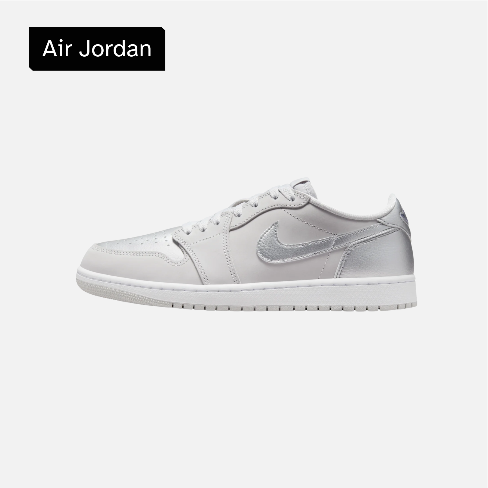 Air Jordan 1 Retro Low OG 'Metallic Silver'