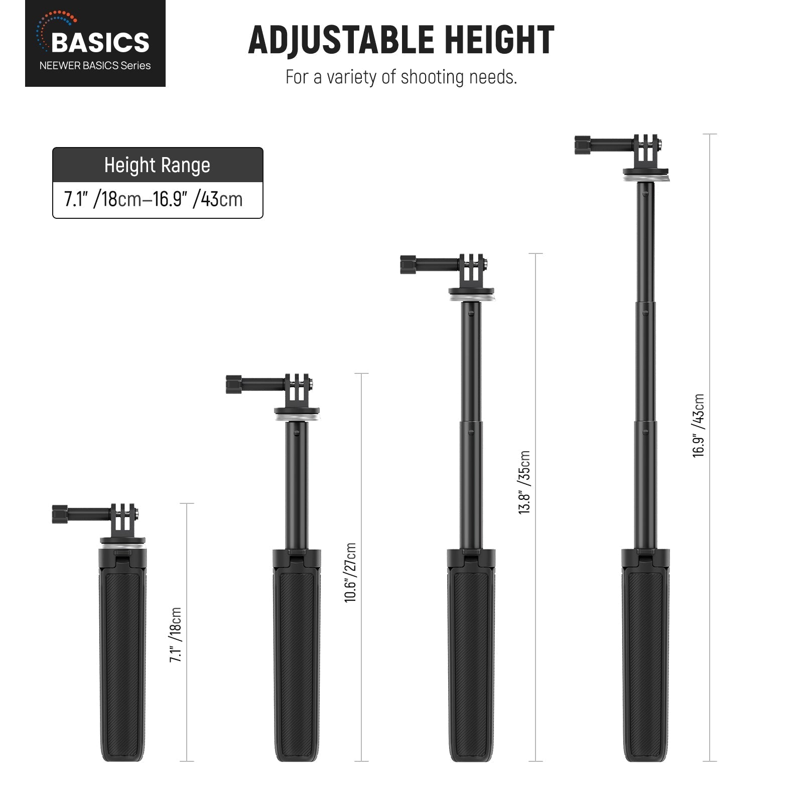 NEEWER BASICS TP46 Selfie Stick Tripod