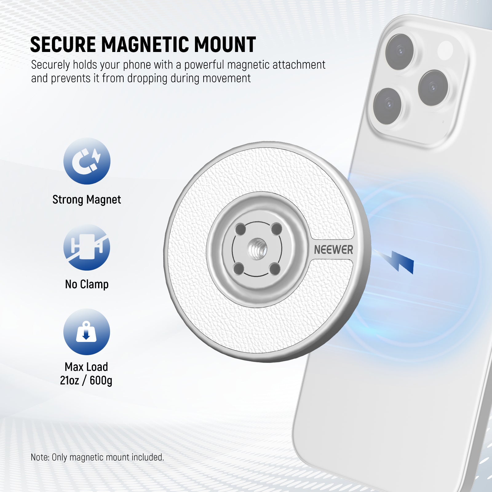 NEEWER PA080 Magnetic Phone Tripod Mount