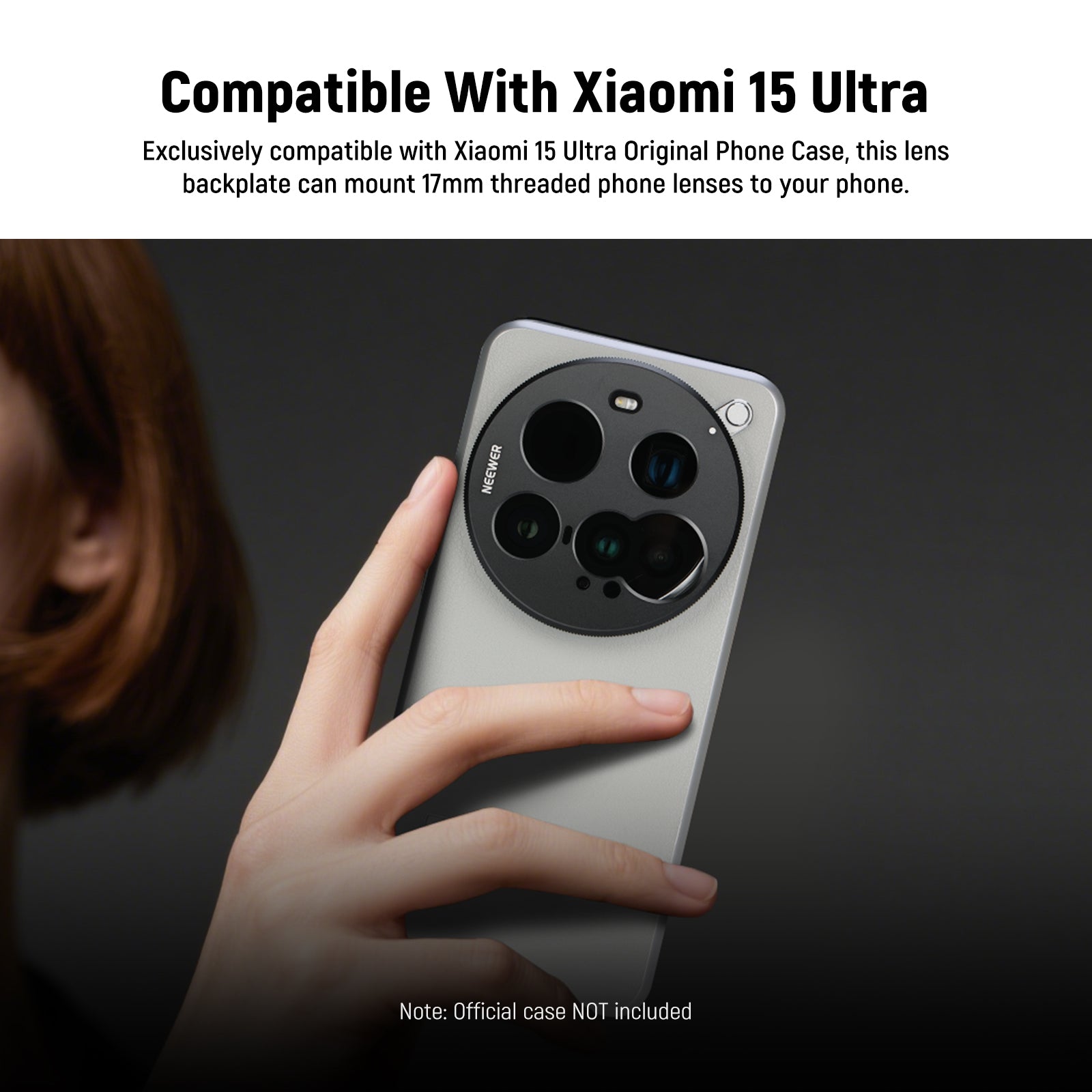 NEEWER PA111 Lens Backplate for Xiaomi 15 Ultra