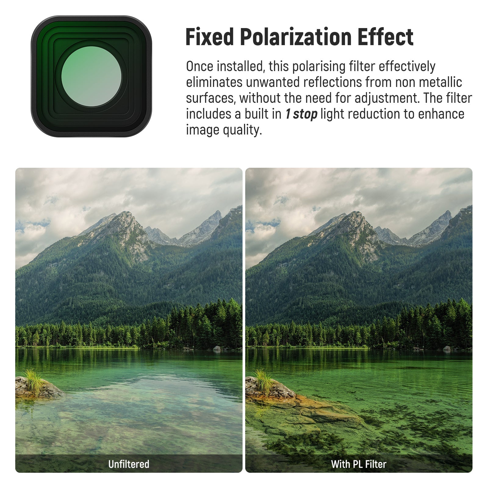 NEEWER FL-77 CPL Filter For GoPro Hero 9/10/11/12/13