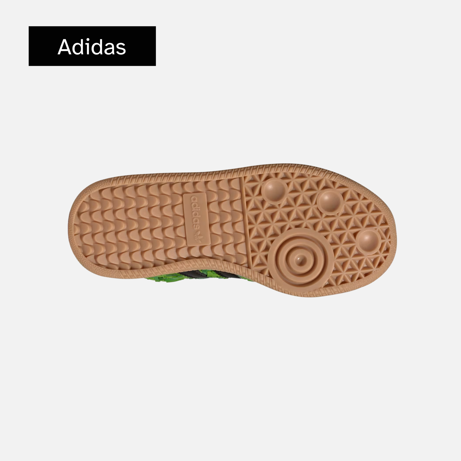 Minecraft x adidas Samba XLG J 'Green Core Black Cloud White