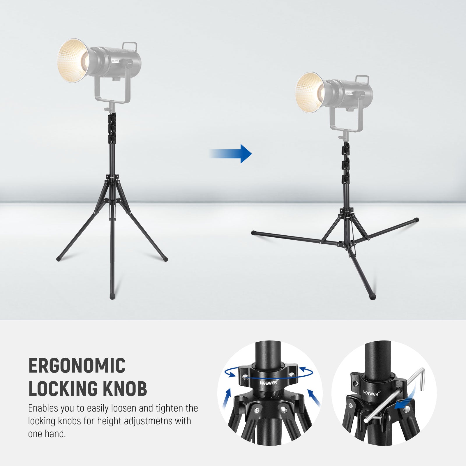 NEEWER ST178B 178cm Photography Light Stand