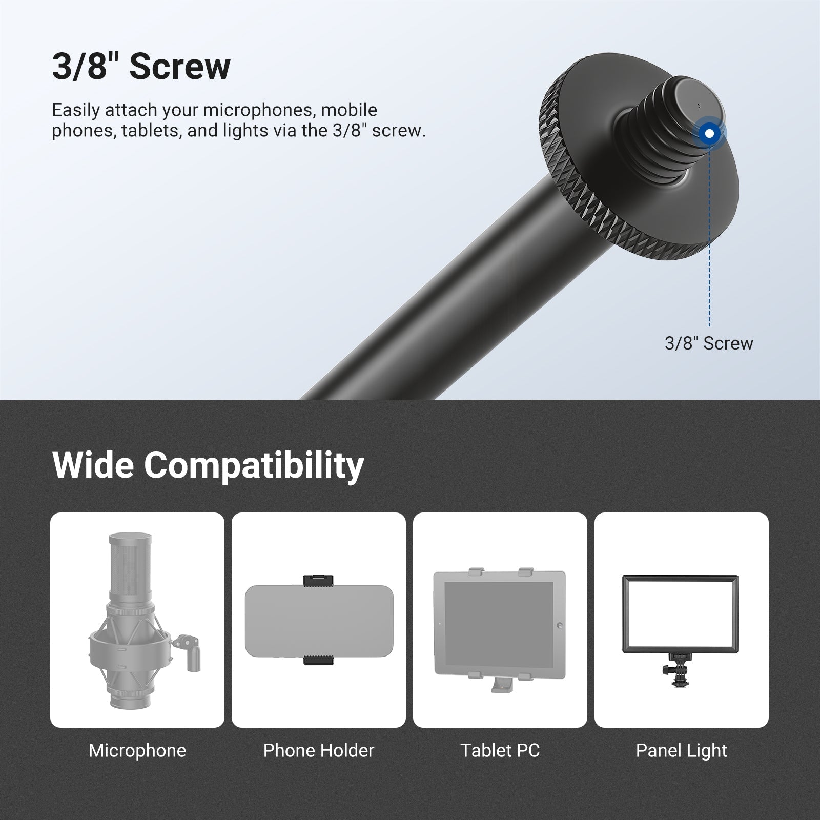 NEEWER MS041 Boom Arm for Mic Stand