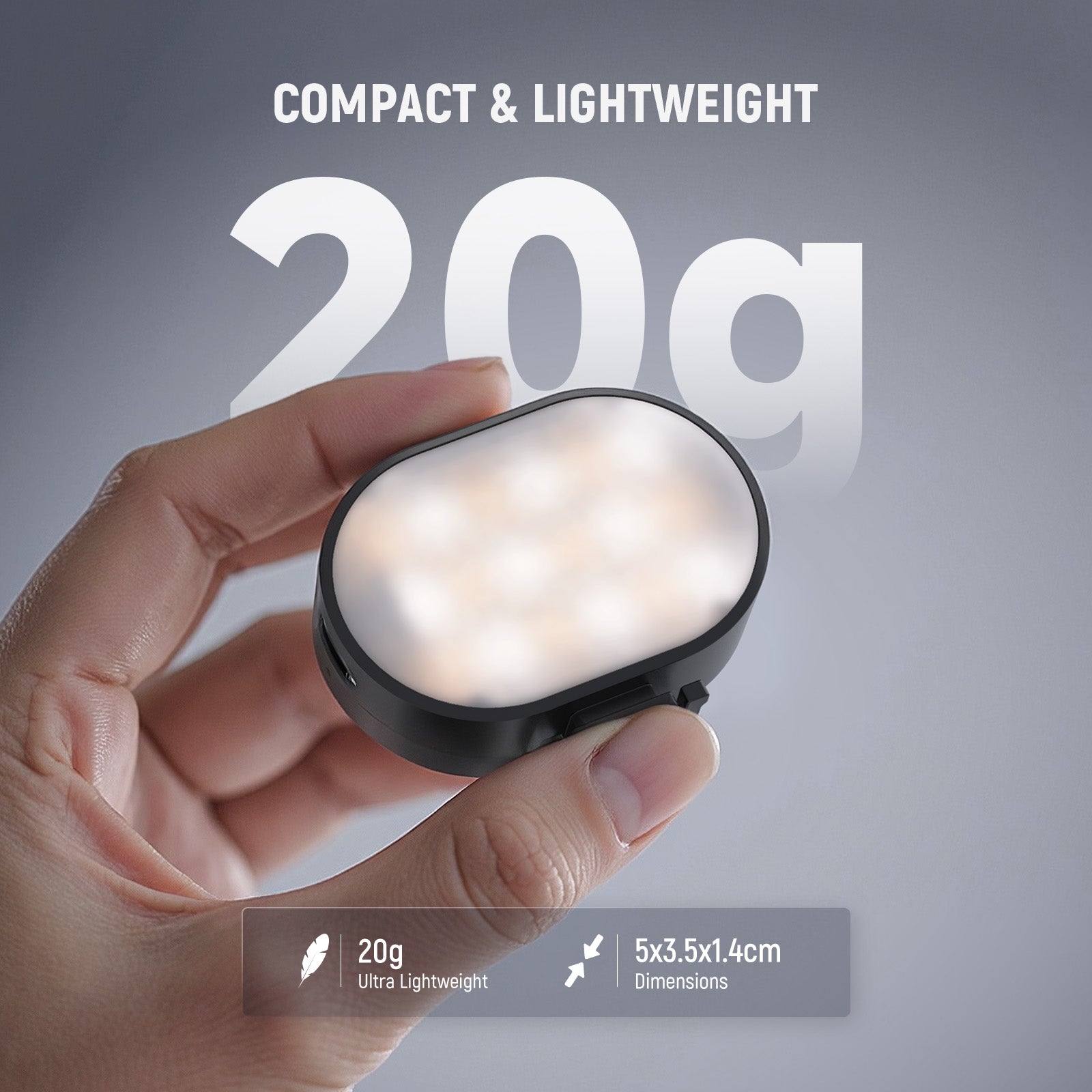 NEEWER ENTRY LEVEL VERSION N14 Magnetic Camera Auxiliary Light