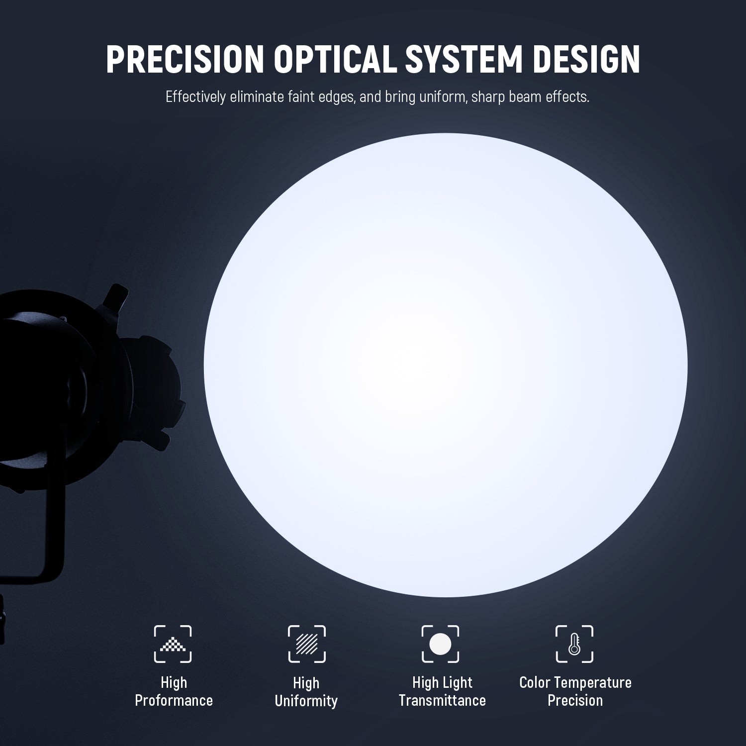 NEEWER LS-39 20° Spotlight Snoot with Bowens Mount