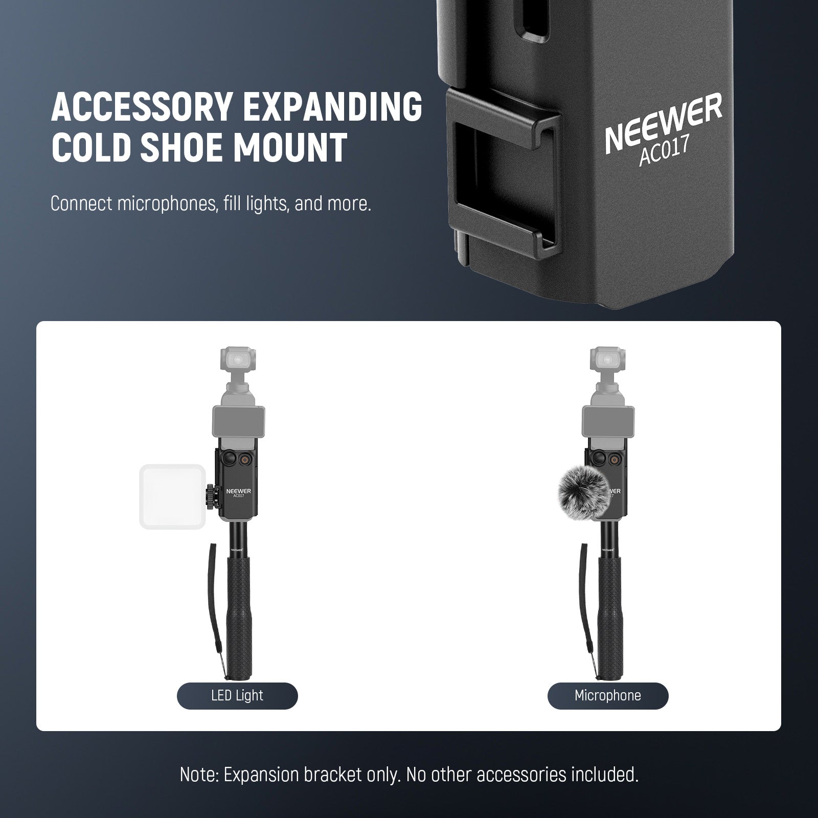 NEEWER BASICS GP-59 Extension Adapter Mount Kit for DJI Osmo Pocket 3