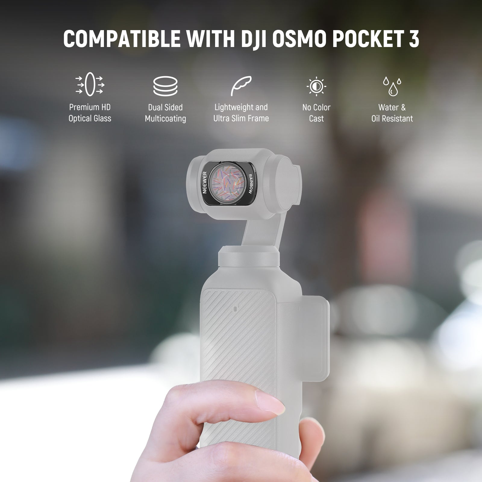 NEEWER Effect Filter For DJI Osmo Pocket 3 / Pocket 4 & Xtra Muse