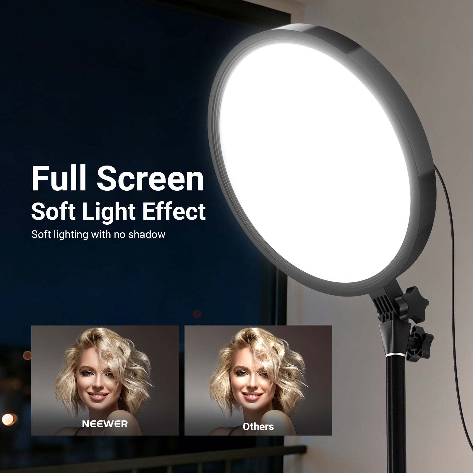 NEEWER BASICS BR45B 13" 45W Full Screen Ring Light
