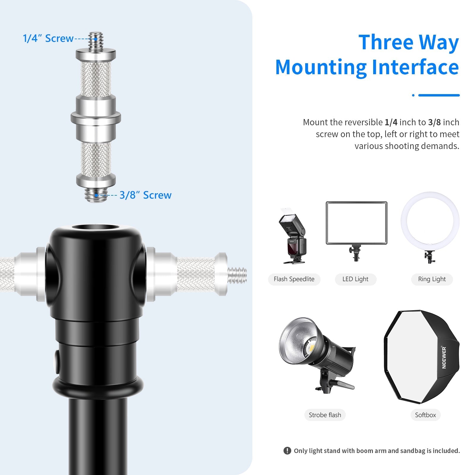 NEEWER ST-CB 297cm Photography Light Stand