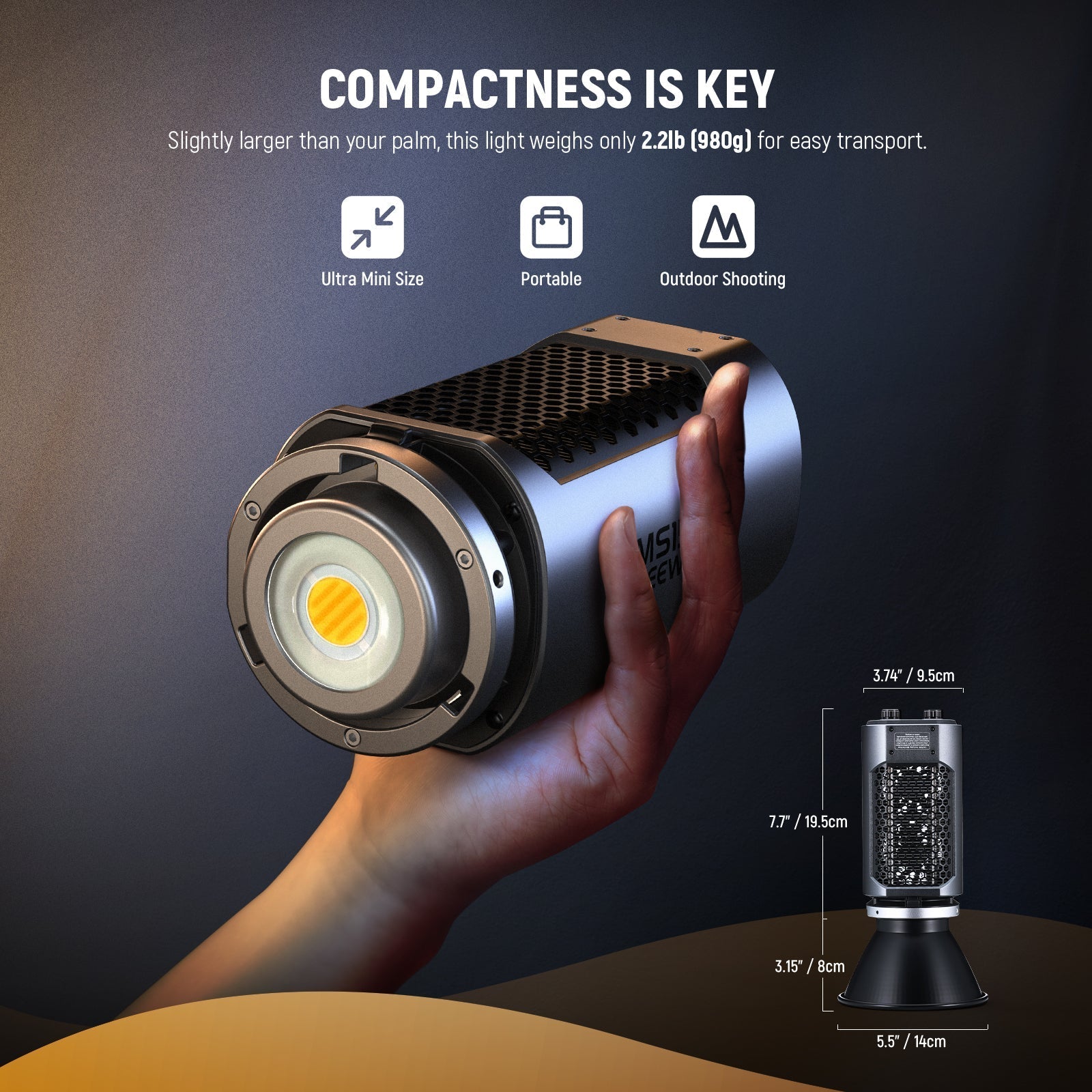 NEEWER MS150B 130W Bi-Color LED Video Light