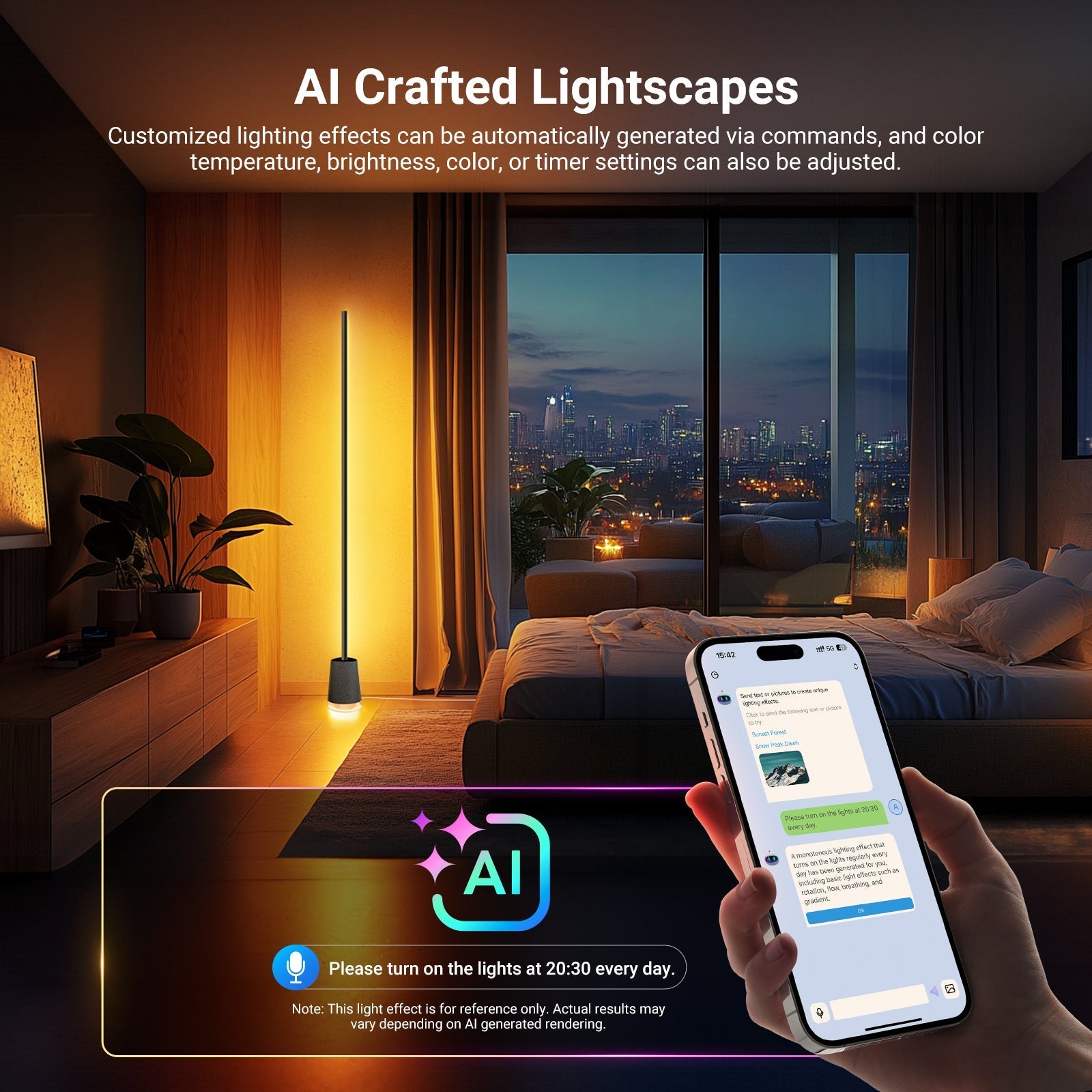 NEEWER NF06 1500lm Smart RGBCW LED Floor Lamp