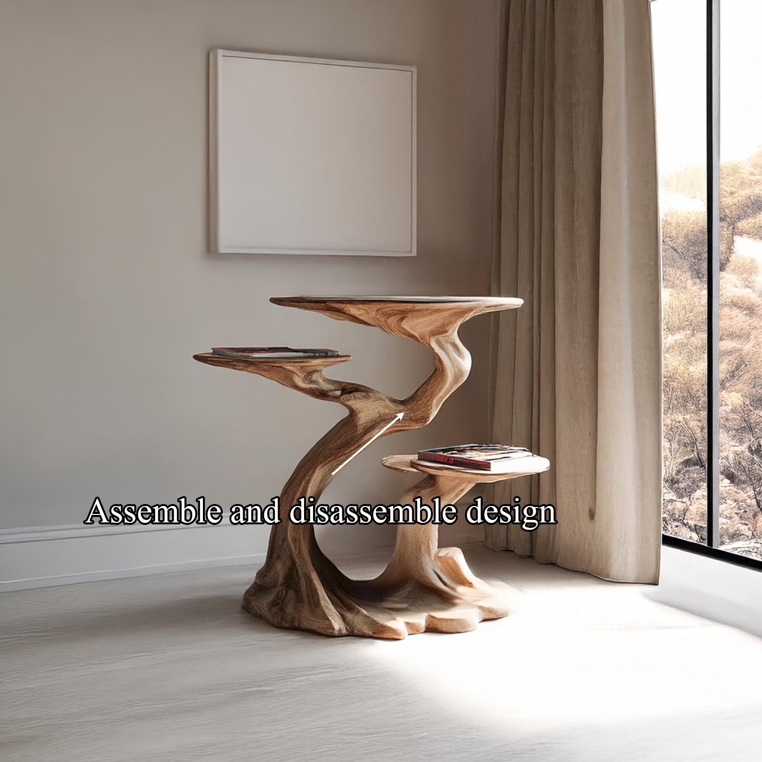 Rustic Branch End Table Bedroom