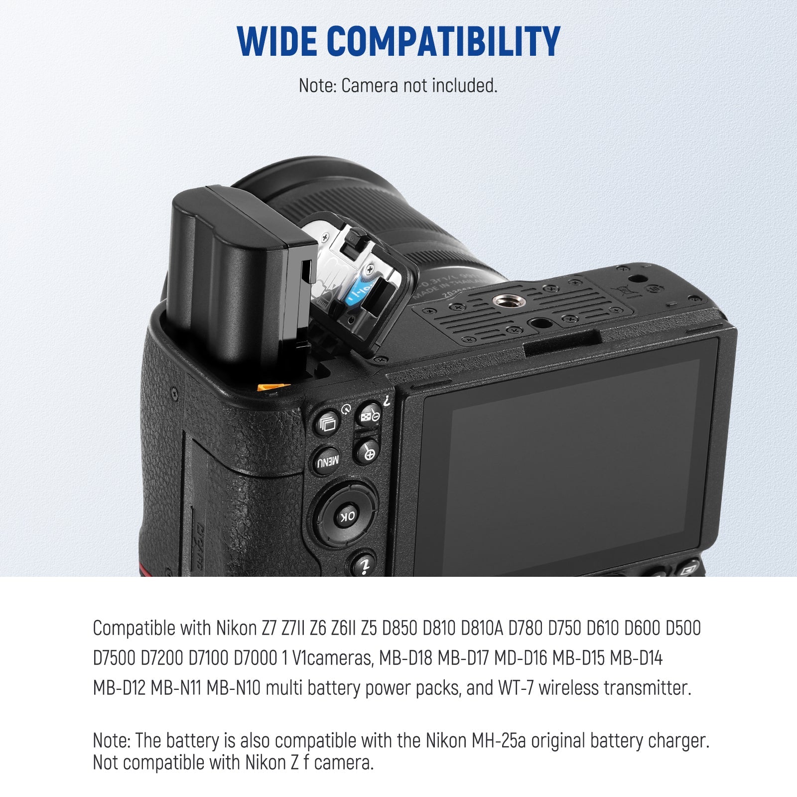 NEEWER EN-EL15c Replacement Battery and USB Charger Set