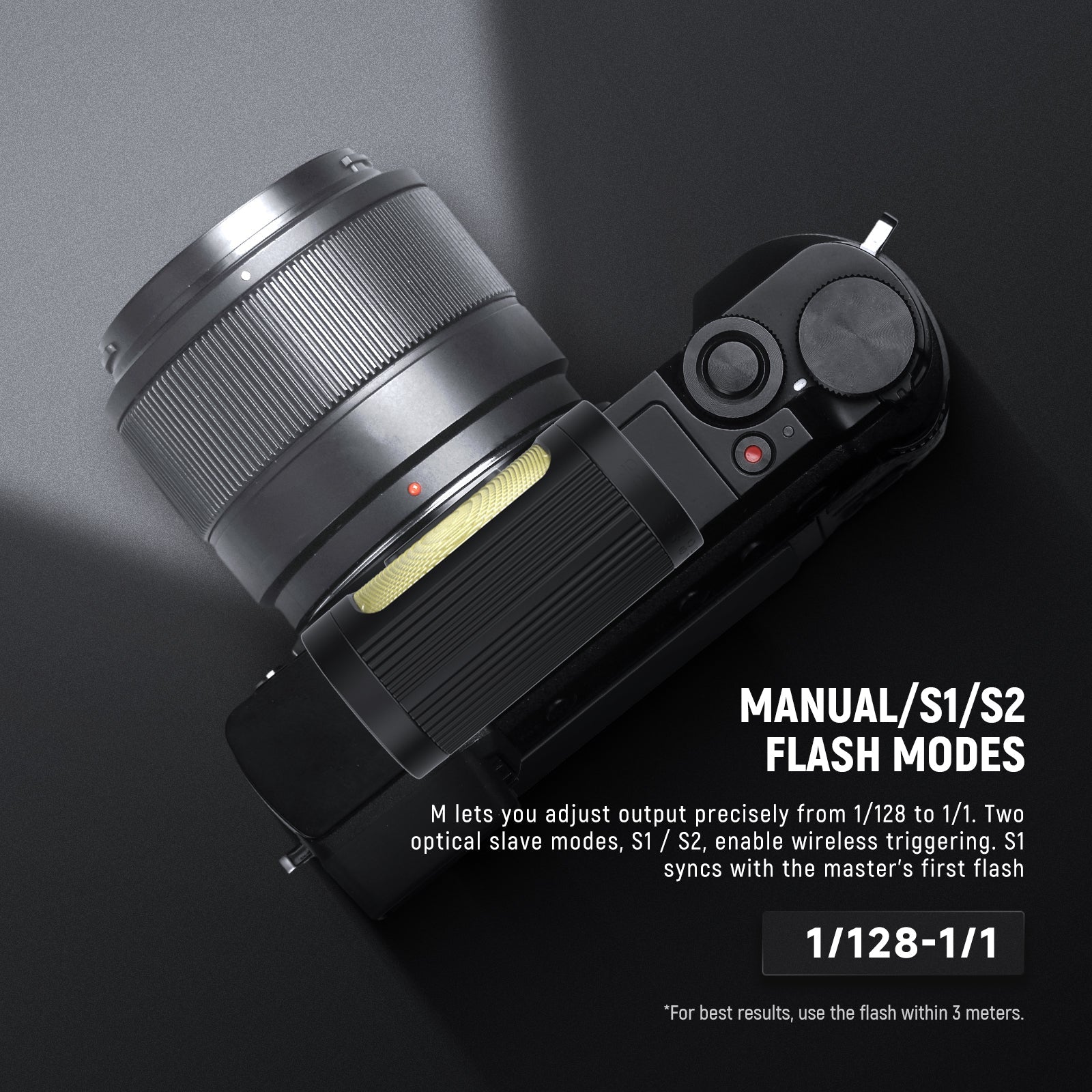 NEEWER Z140 16Ws Mini Camera Flash Light