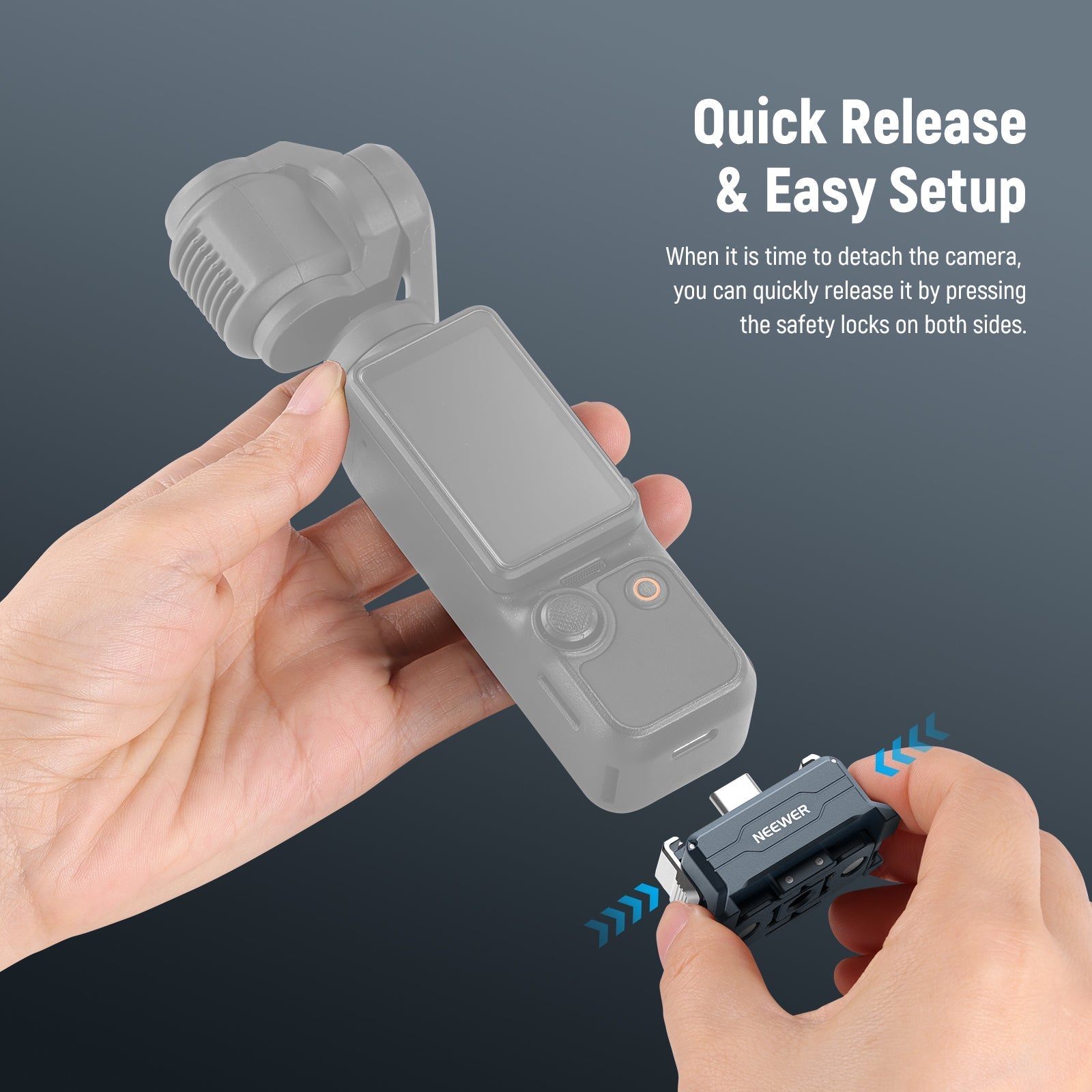 NEEWER AC018 Charging Adapter Base For DJI Osmo Pocket 3