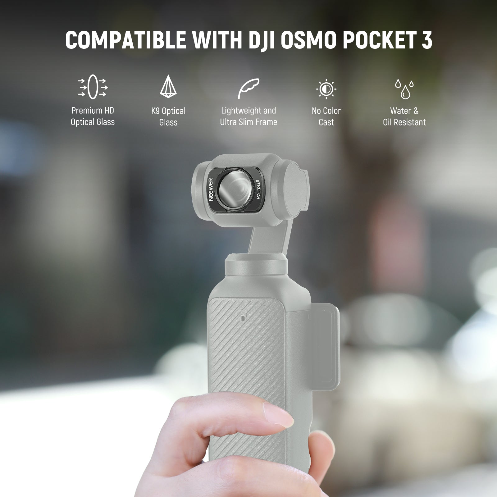 NEEWER Effect Filter For DJI Osmo Pocket 3 / Pocket 4 & Xtra Muse