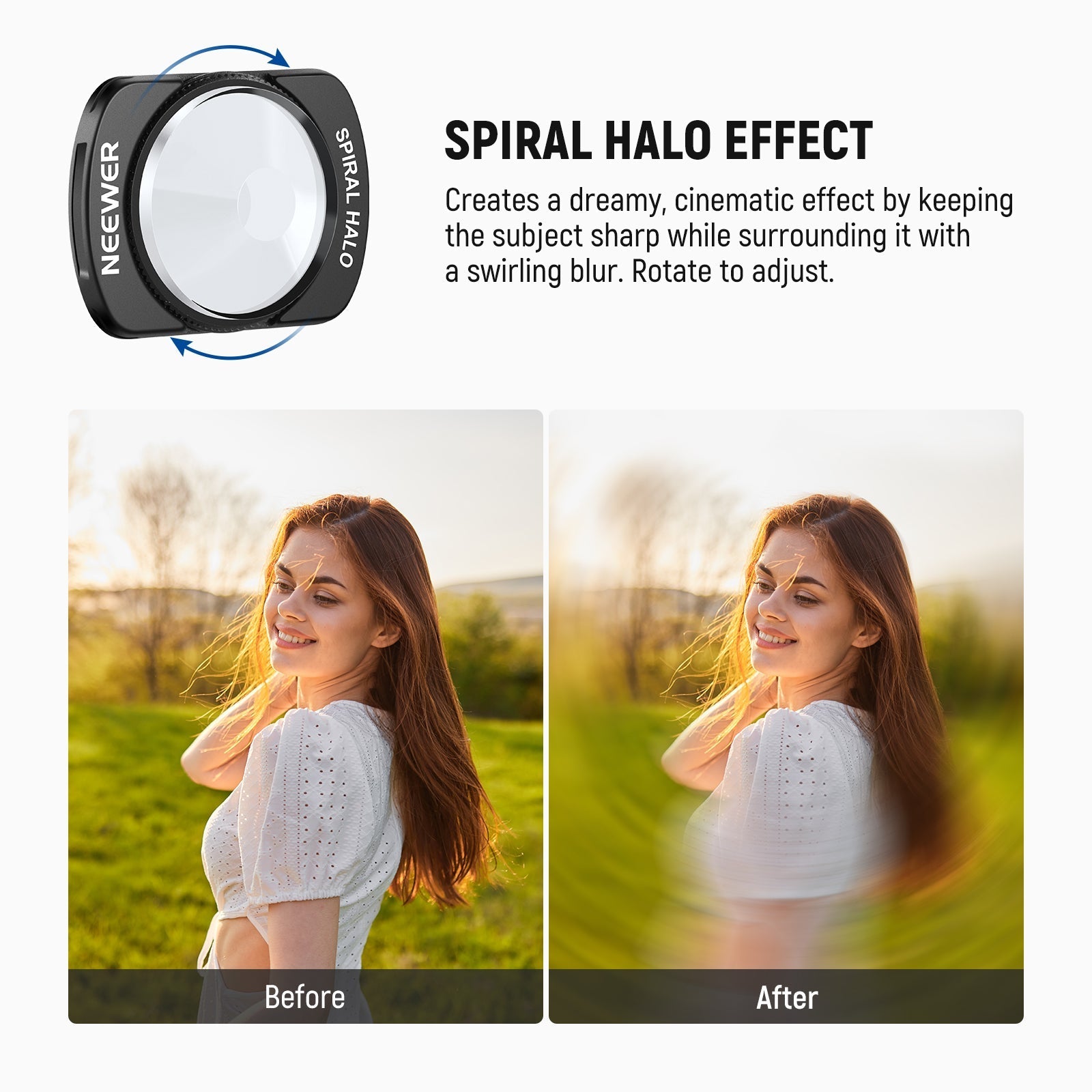NEEWER Effect Filter For DJI Osmo Pocket 3 / Pocket 4 & Xtra Muse