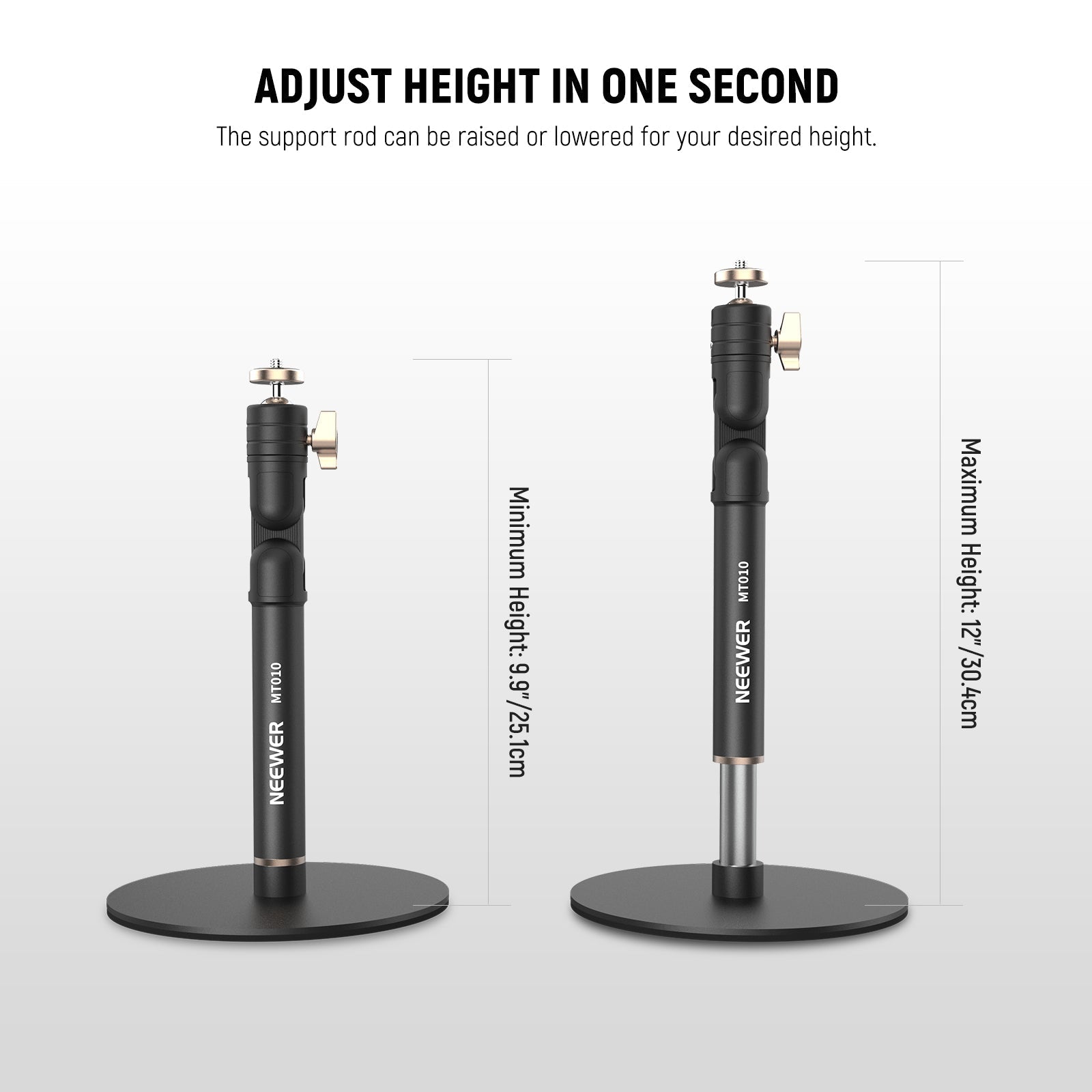 NEEWER MT010 Adjustable Desk Phone Holder Stand