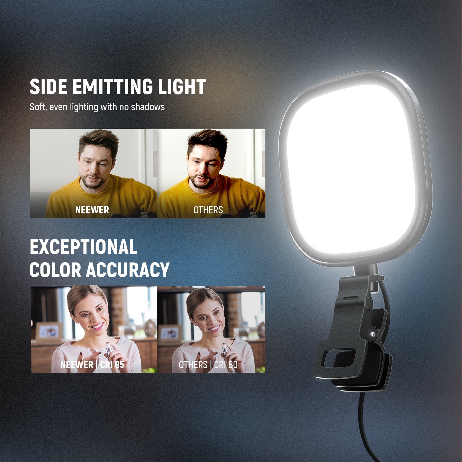NEEWER BASICS NL10 5" 10W LED Streaming Light