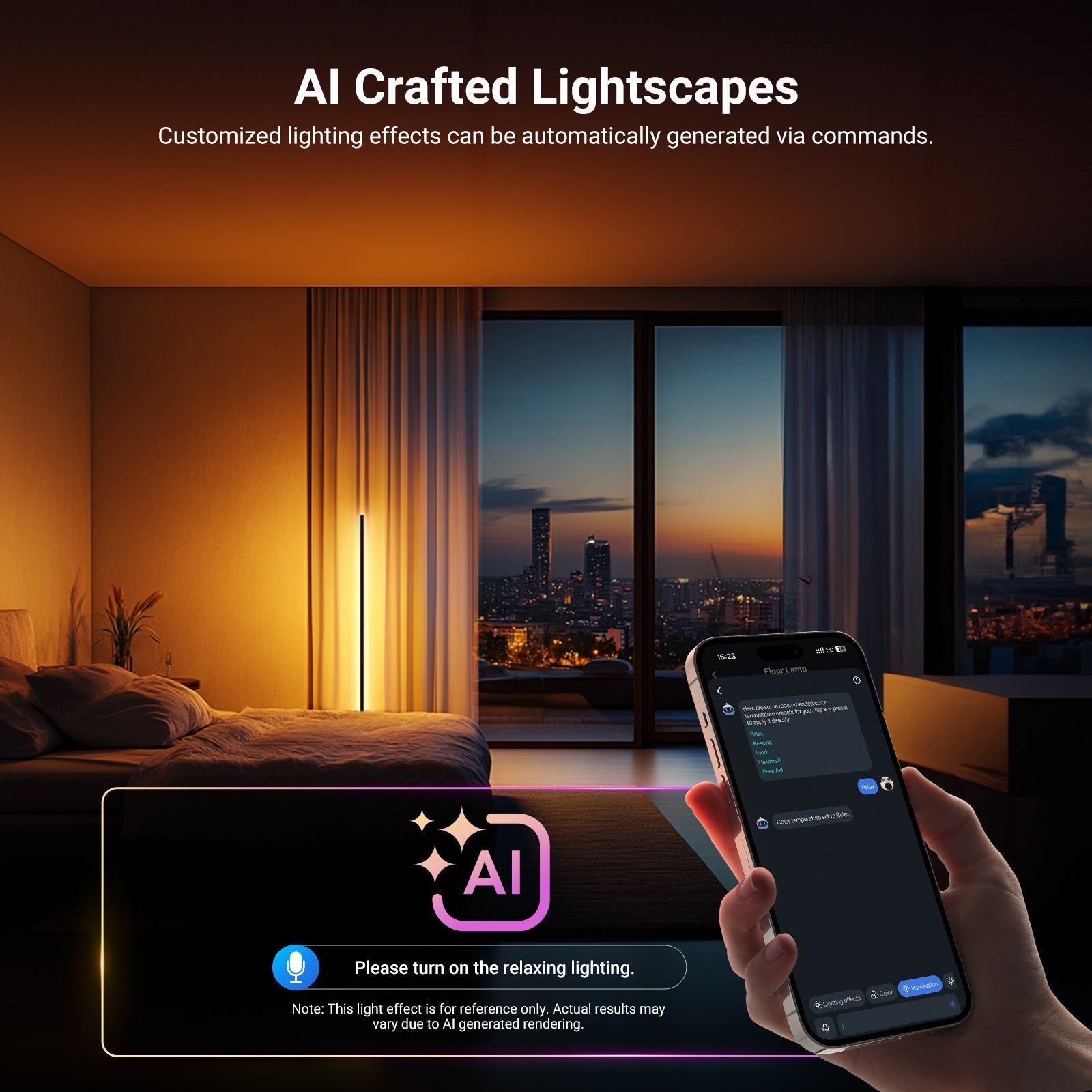 NEEWER NF04 1000lm Smart RGBW LED Floor Lamp