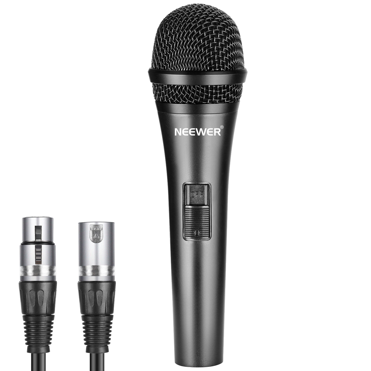 NEEWER NW-040 Cardioid Dynamic Microphone with Cable (Black)
