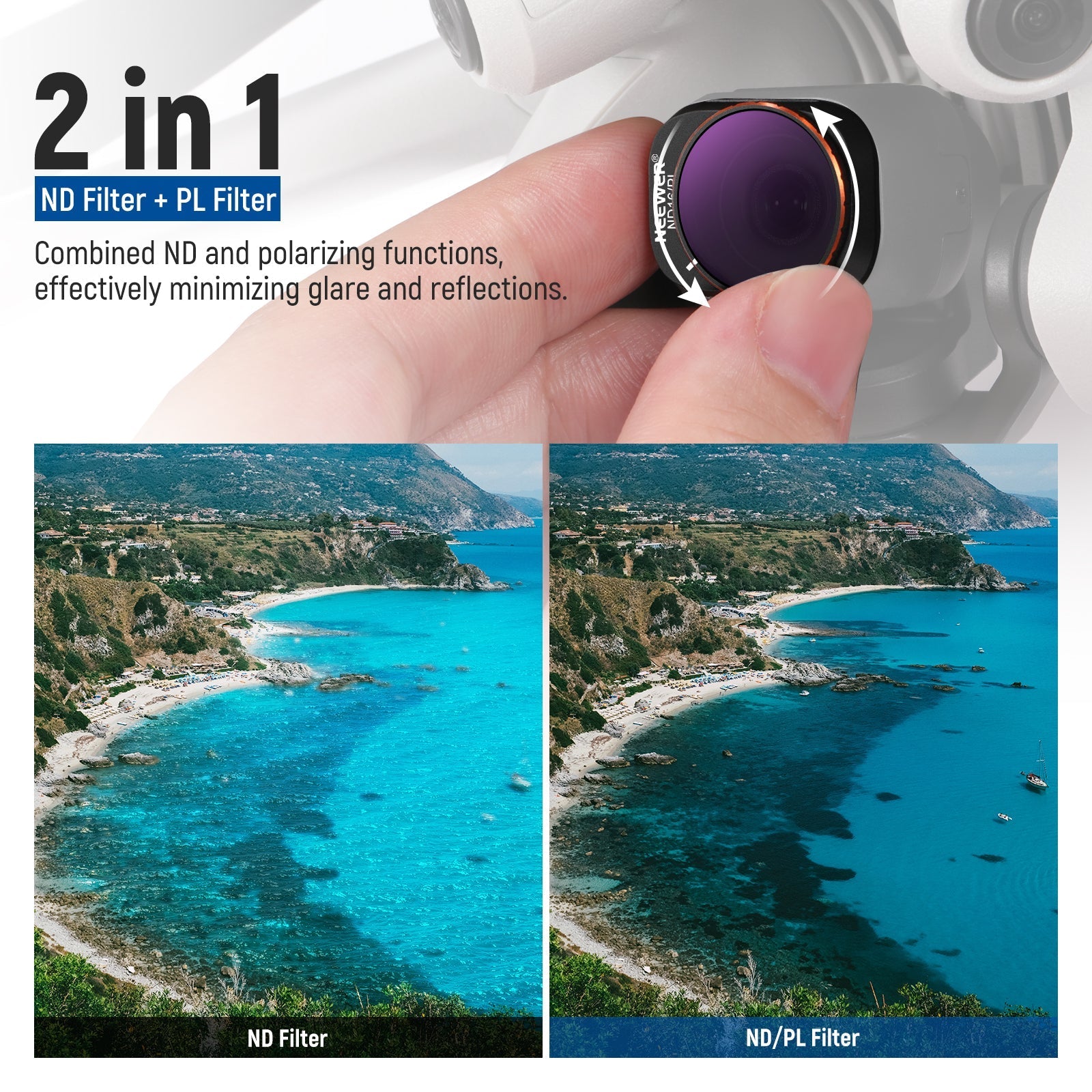 NEEWER FL-B05 14-Pack Filter Set for DJI Mini 4 Pro