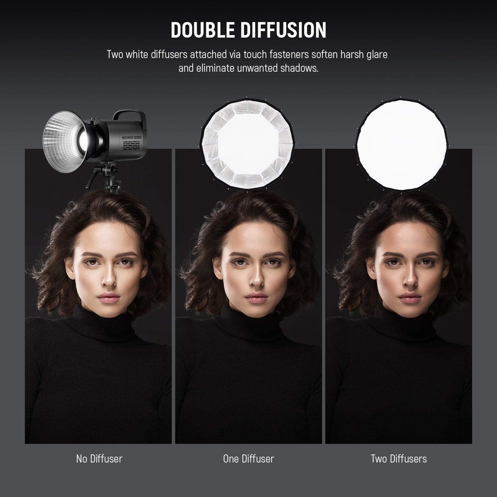 NEEWER NS55P/NS70P/NS90P/NS120P Parabolic Softbox