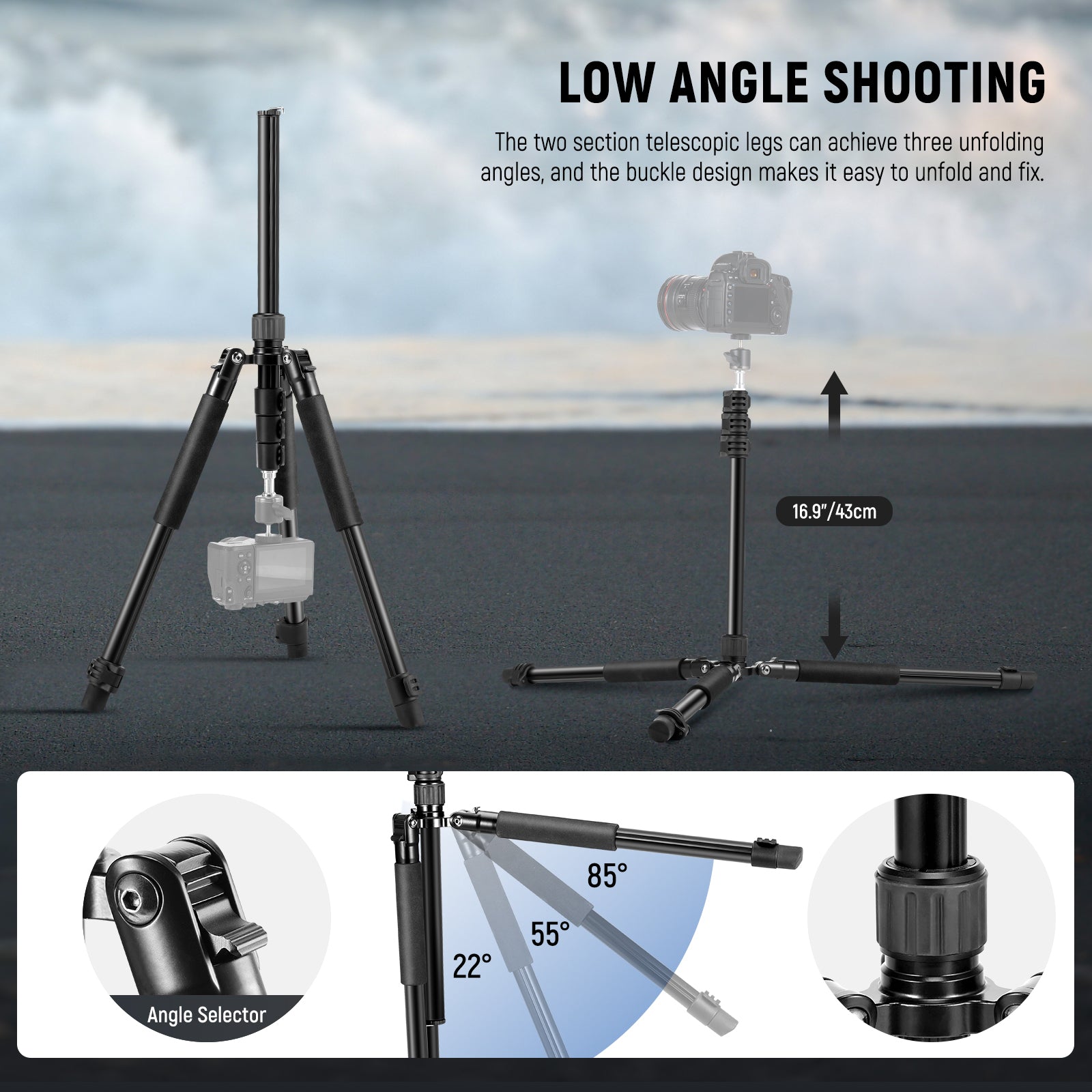 NEEWER ST195 195cm Portable Photography Light Stand