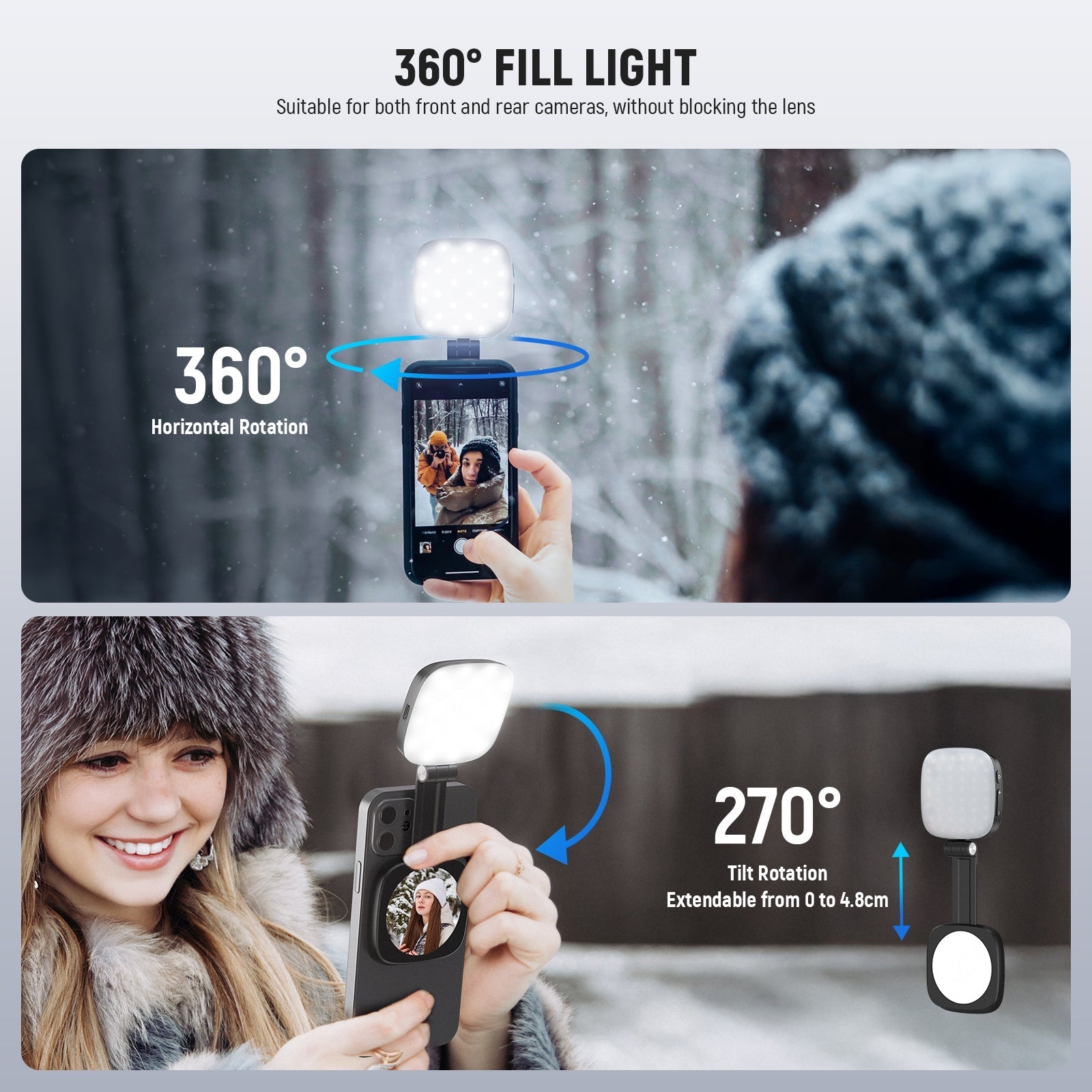 NEEWER BASICS NL48B Magnetic Selfie Light