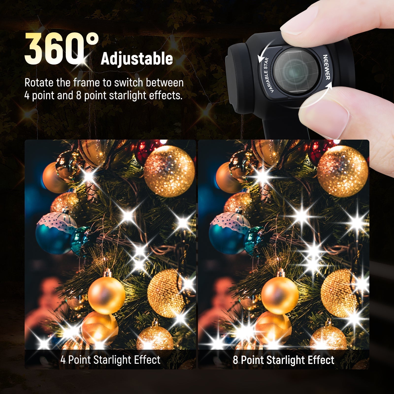 NEEWER Effect Filter For DJI Osmo Pocket 3 / Pocket 4 & Xtra Muse