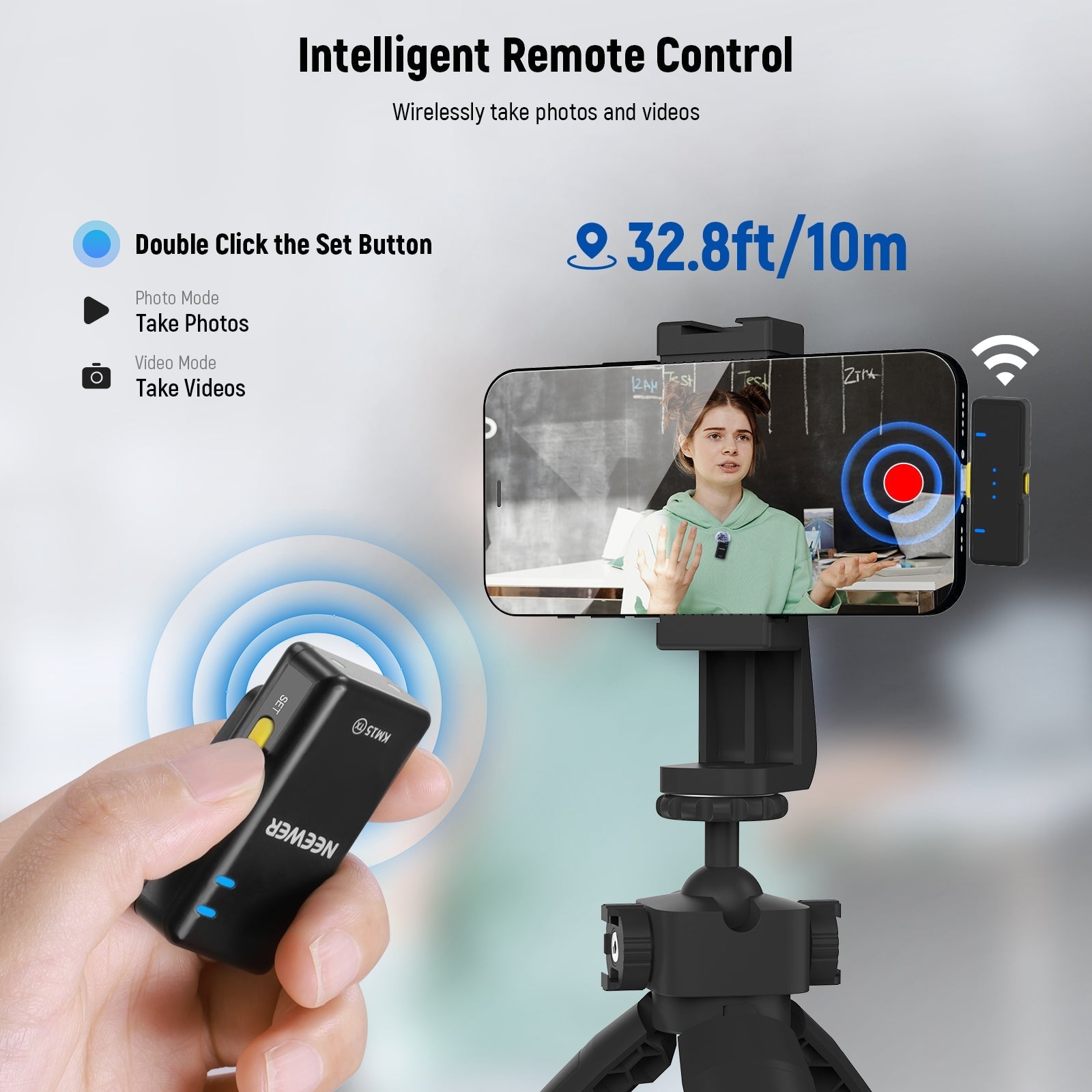 NEEWER KM15 USB C Wireless Microphone System