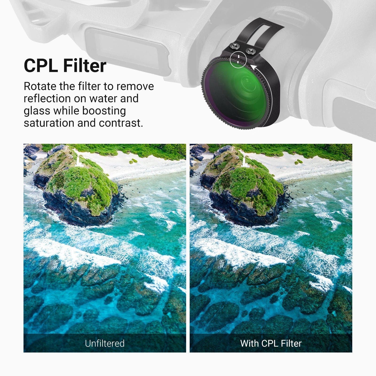 NEEWER Filter Set Compatible with DJI NEO 2