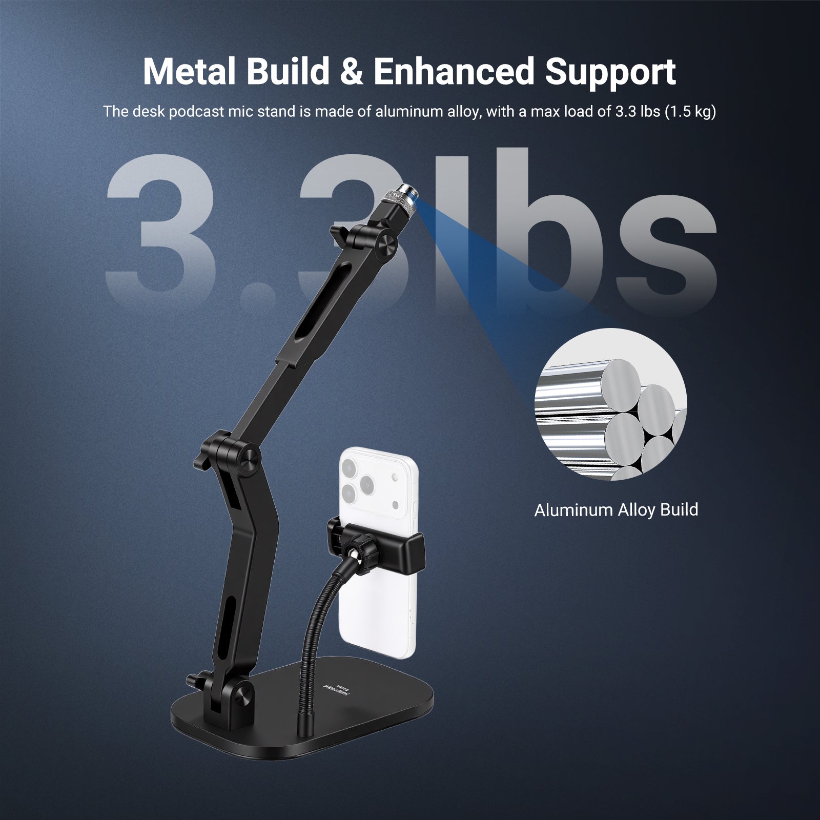 NEEWER MS022 Desk Microphone Stand