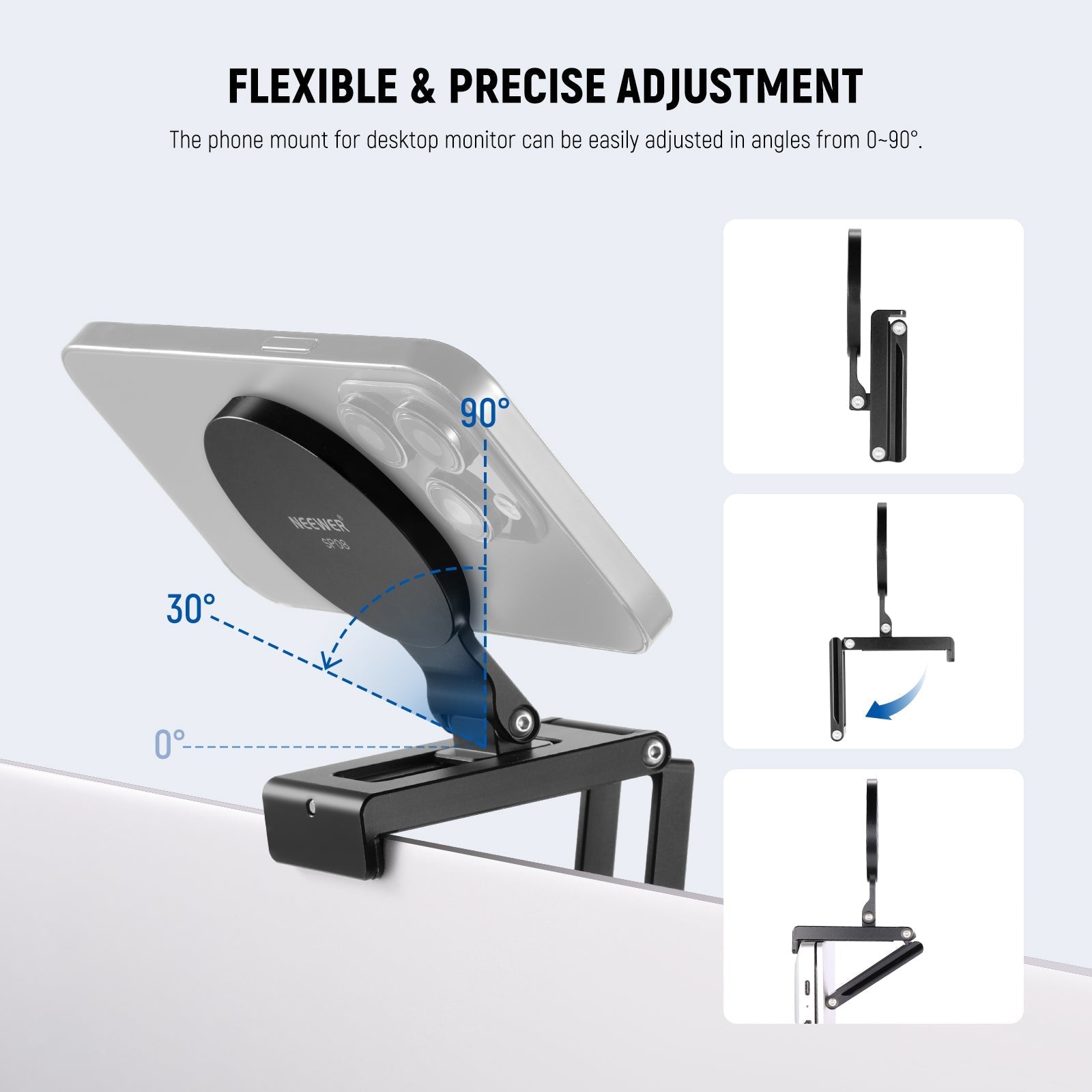 NEEWER SP08 Magnetic Phone Camera Monitor Mount