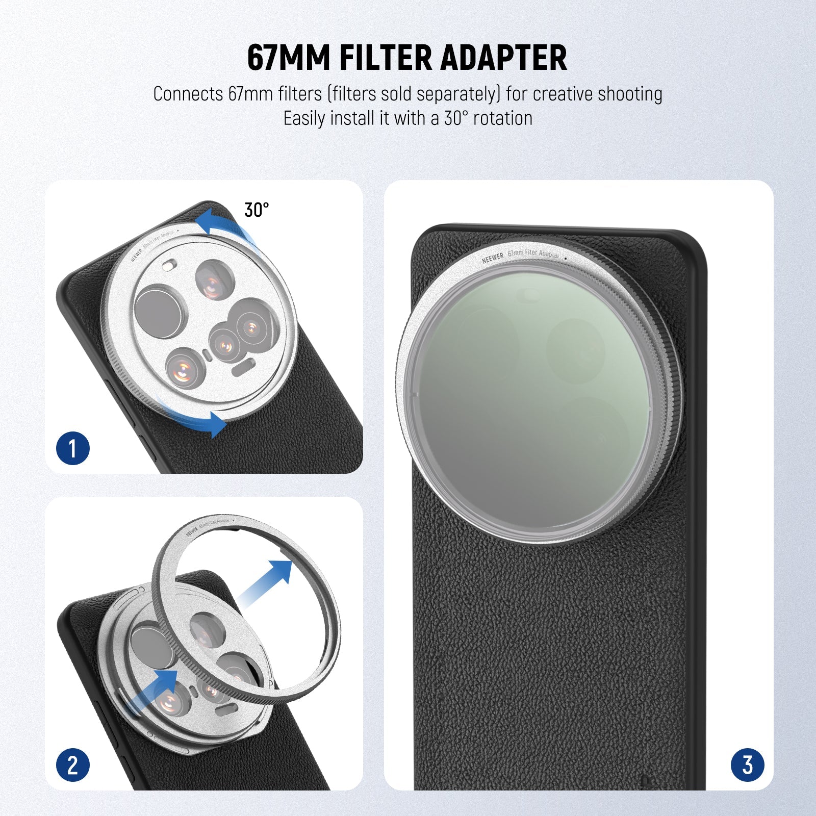 NEEWER PA101 Protective Phone Case For Xiaomi 15 Ultra