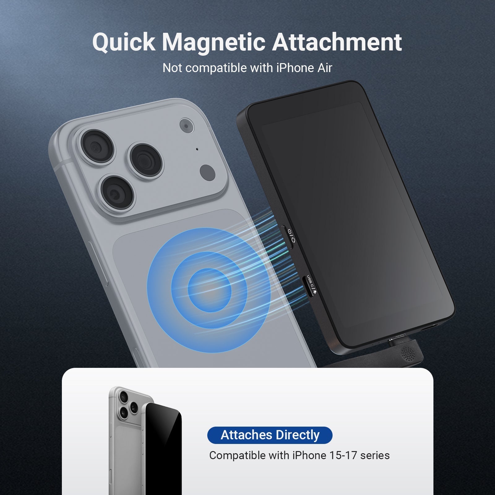 NEEWER BASICS M4C 4" Magnetic Vlog Selfie Monitor Screen