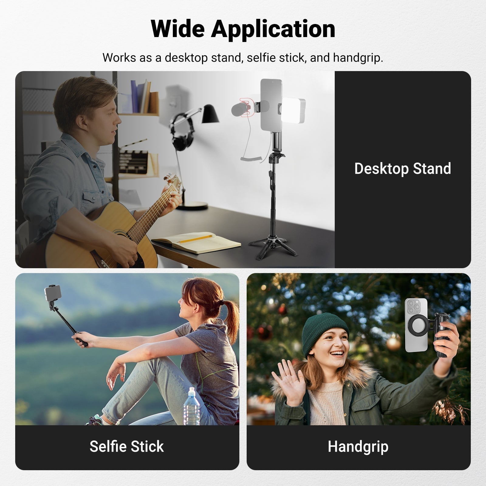 NEEWER BASICS PA985 Magnetic Selfie Stick Tripod