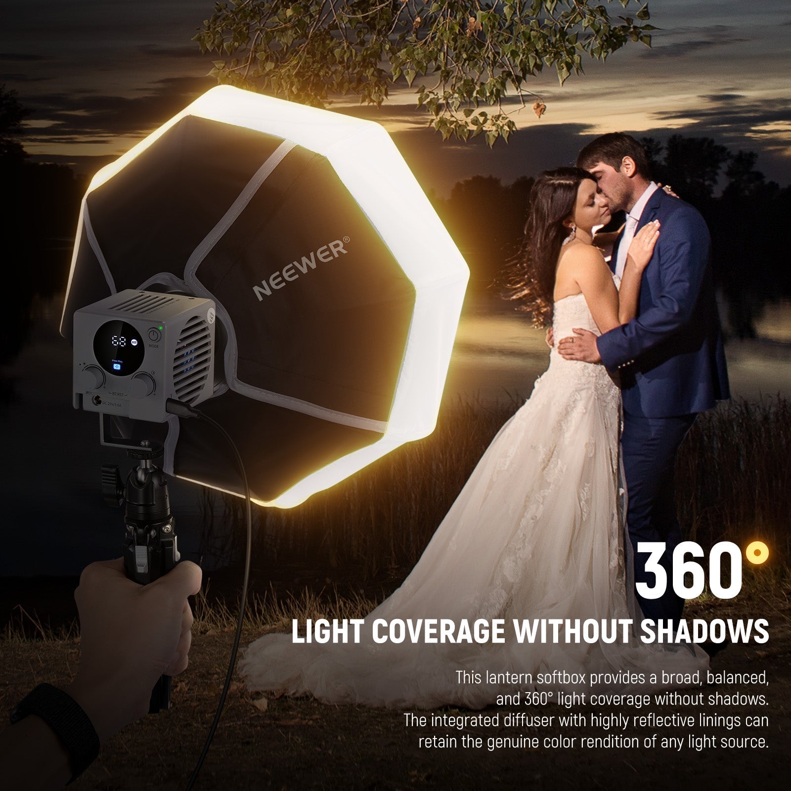 NEEWER NS7L 12"/30cm Lantern Softbox