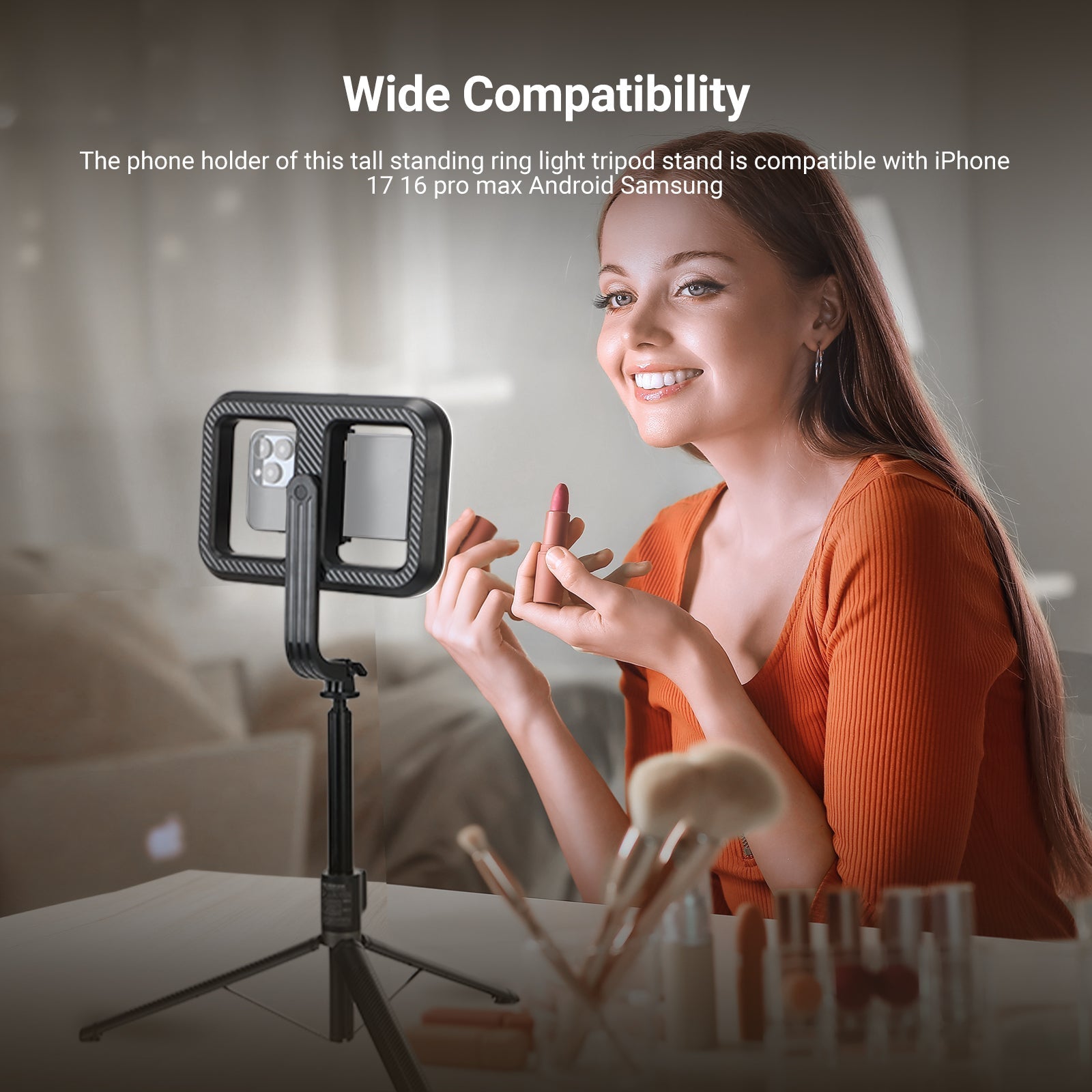 NEEWER BASICS NL100B 10W Selfie Light with Tripod Stand