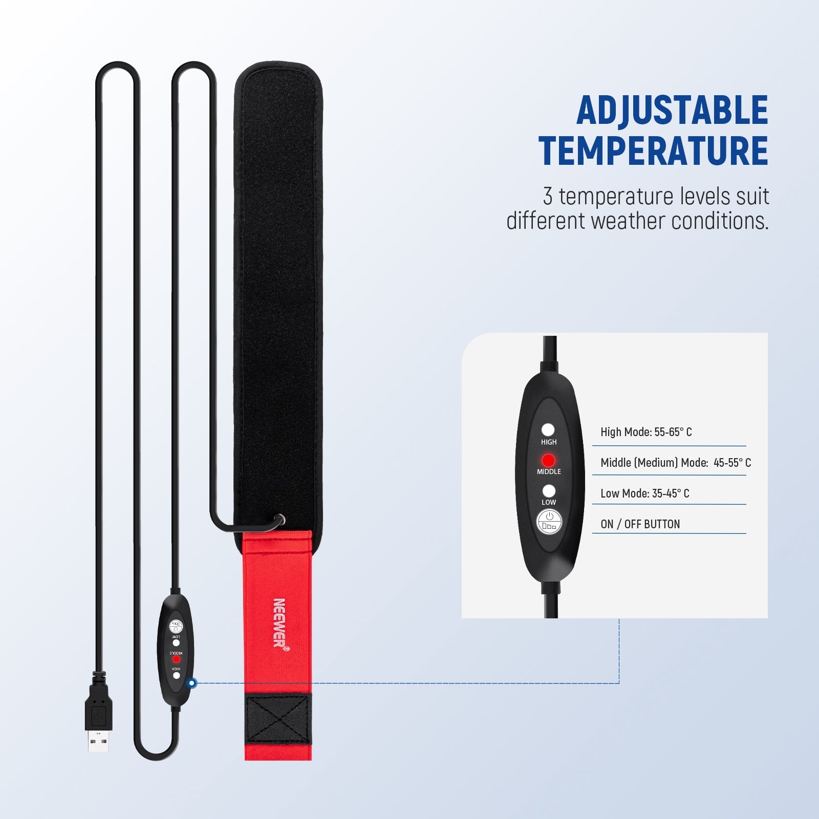 NEEWER HW-17B USB Lens Heater Warmer