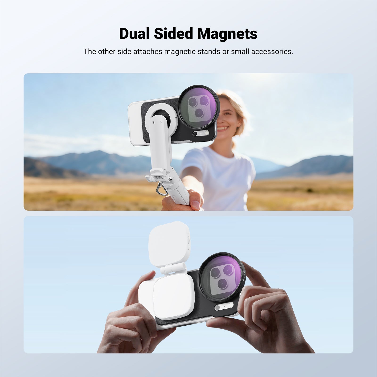 NEEWER FH-05 6.9" Magnetic Filter Backplate Kit For iPhone Pro Max & Plus Versions