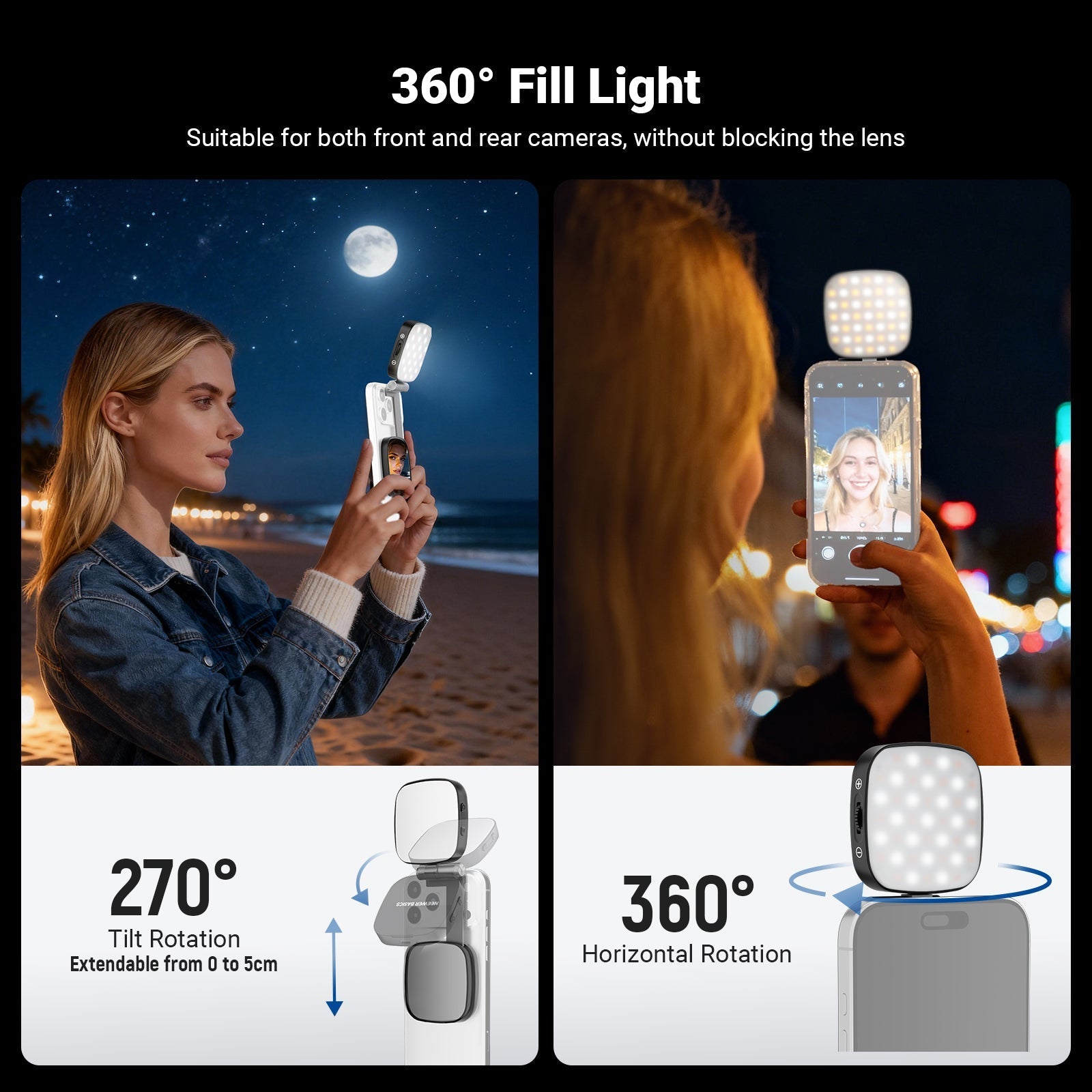 NEEWER BASICS NL45B Magnetic Selfie Light