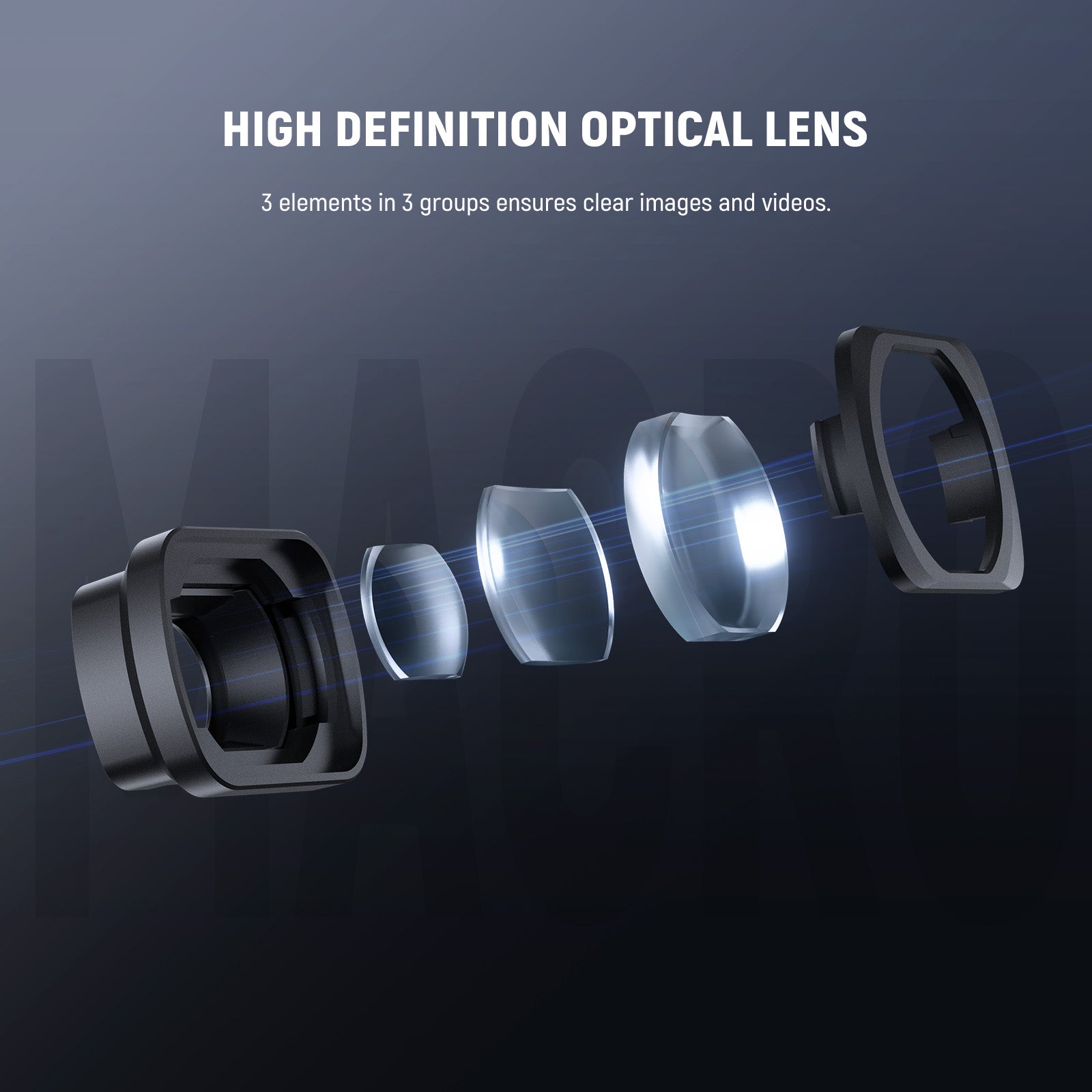NEEWER LS-64 2x Macro Lens for DJI Osmo Pocket 3 / Pocket 4 & Xtra Muse