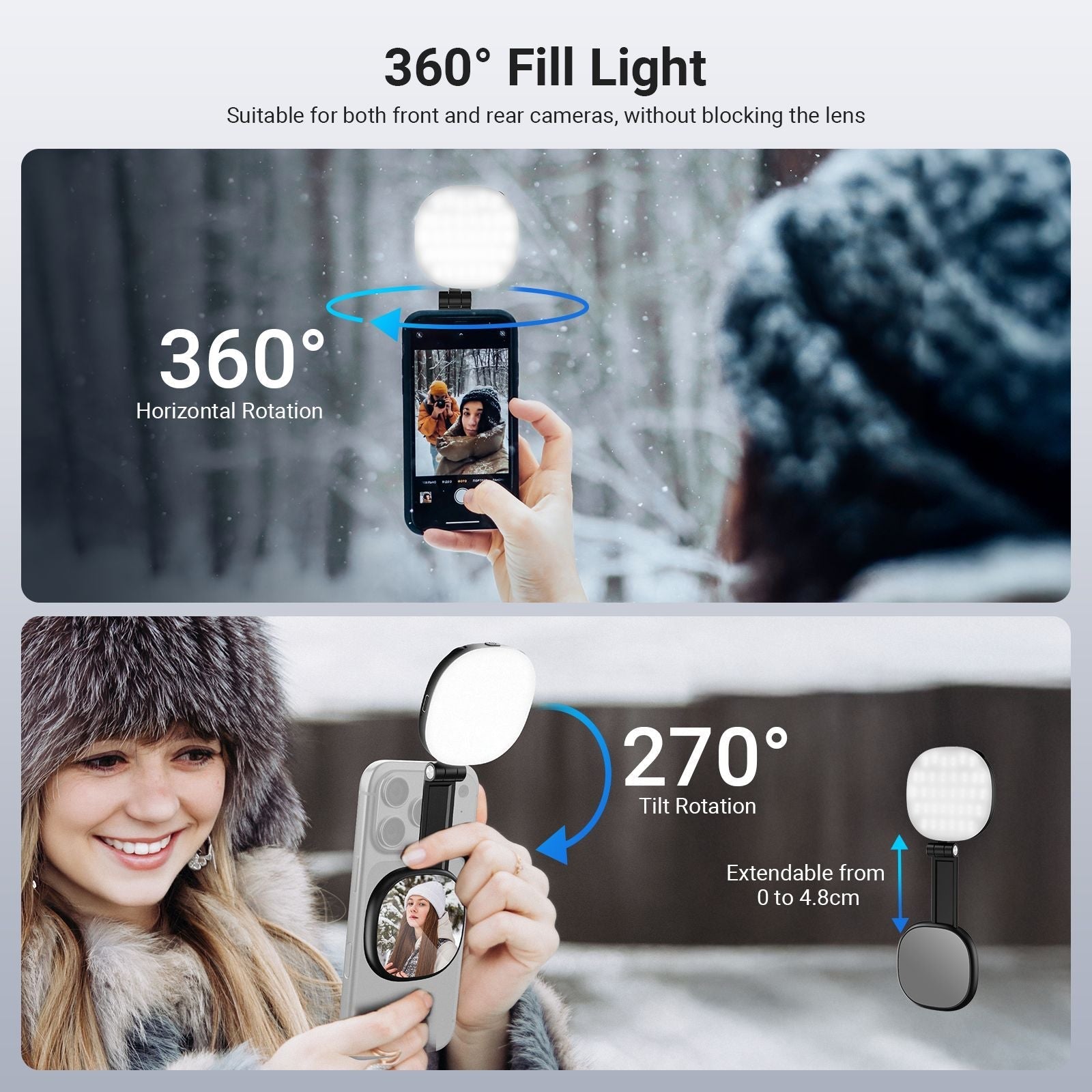 NEEWER BASICS NL72B Magnetic Selfie Light