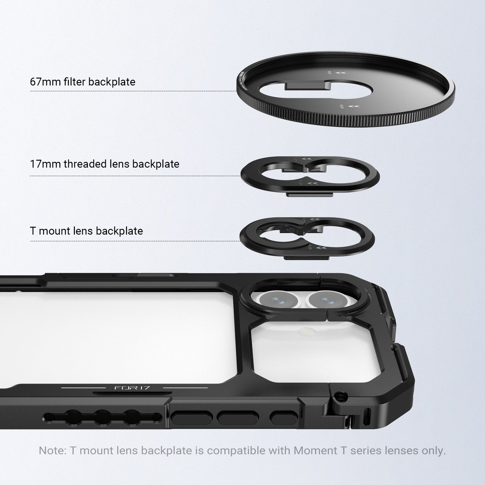 NEEWER PA158 Phone Cage Compatible with iPhone 17 Only