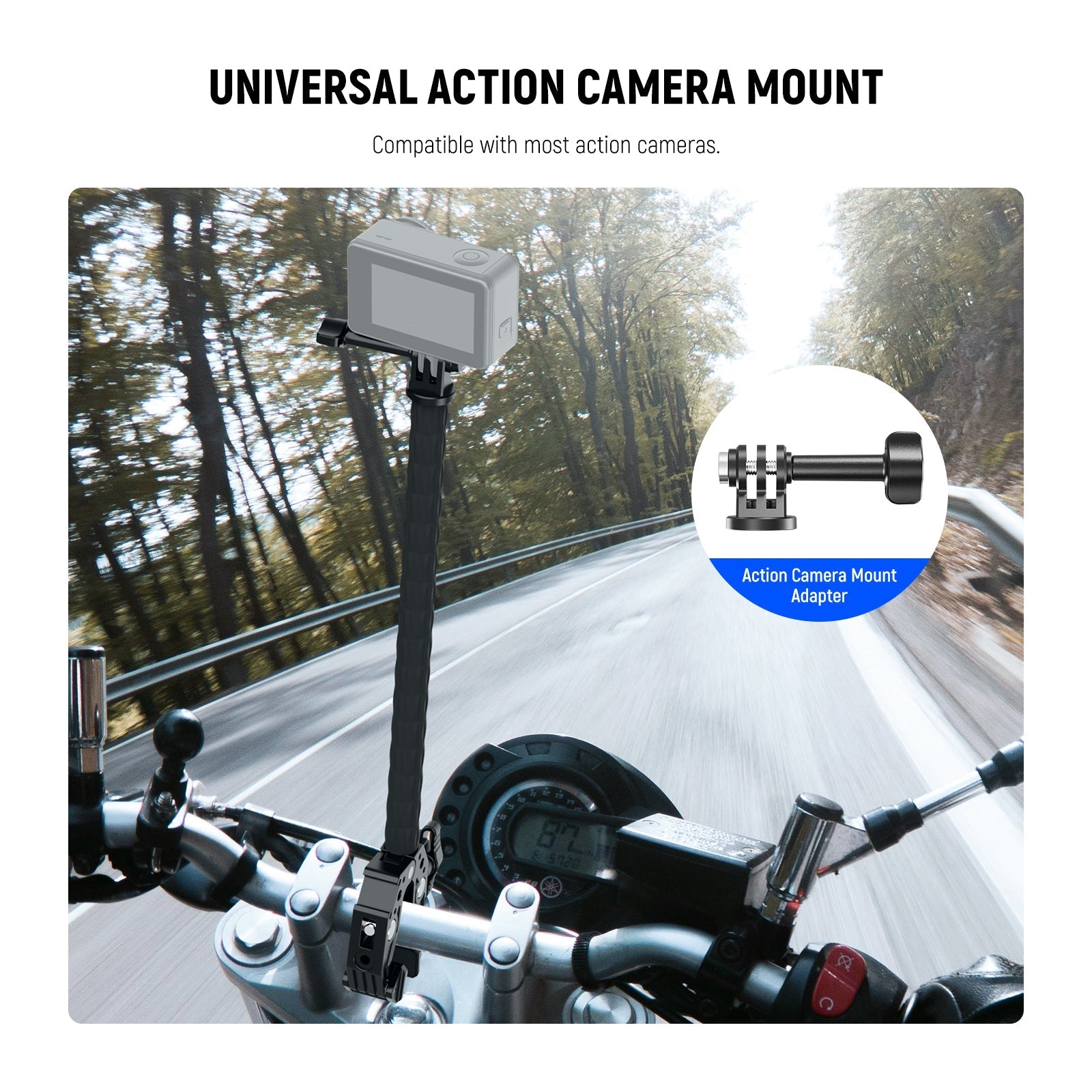 NEEWER GP-26 Action Camera Mount Kit with Super Clamp