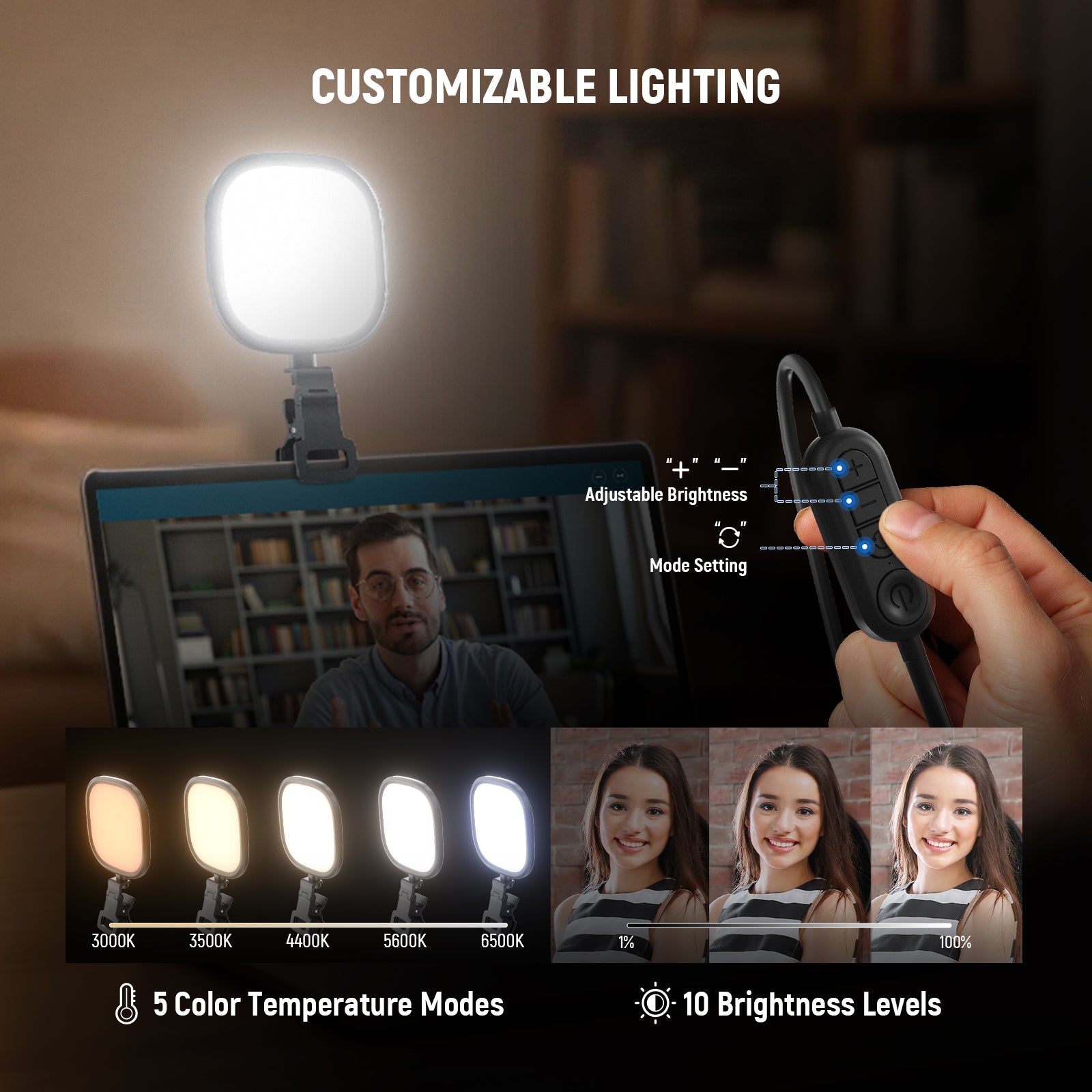 NEEWER BASICS NL10 5" 10W LED Streaming Light