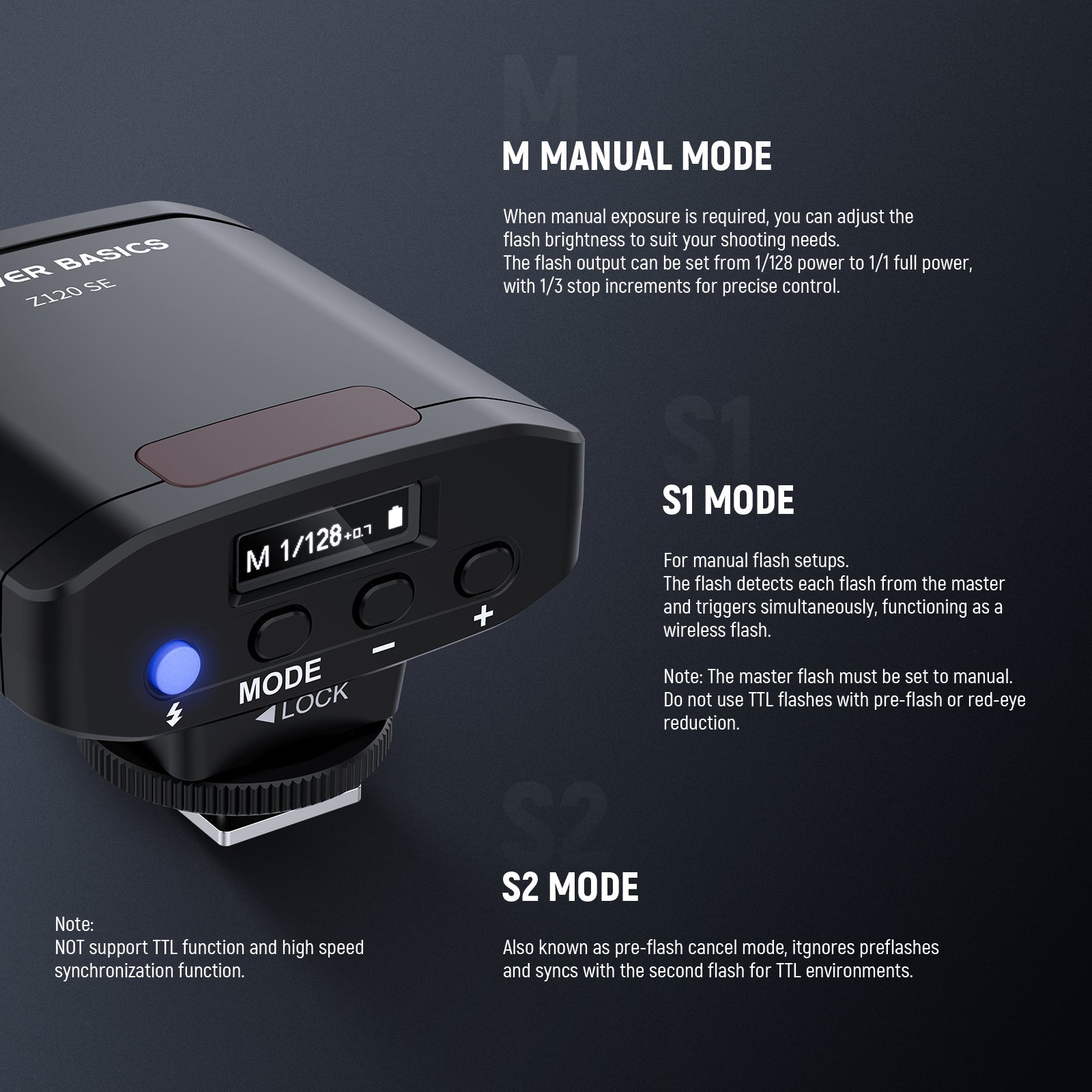 NEEWER BASICS Z120 SE 5600K Mini Camera Flash